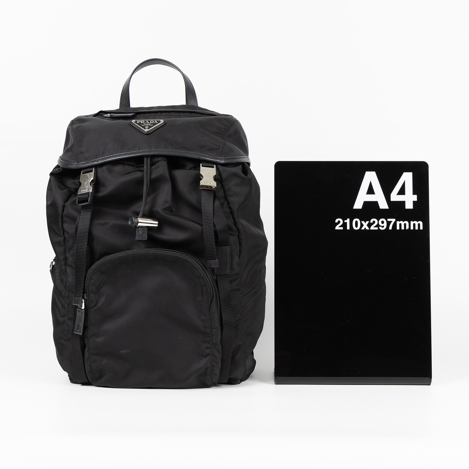 普拉達 PRADA Re-Nylon 背囊 1BZ039_RV44 尼龍後背包 防塵袋/此商品掀蓋扣環少一顆