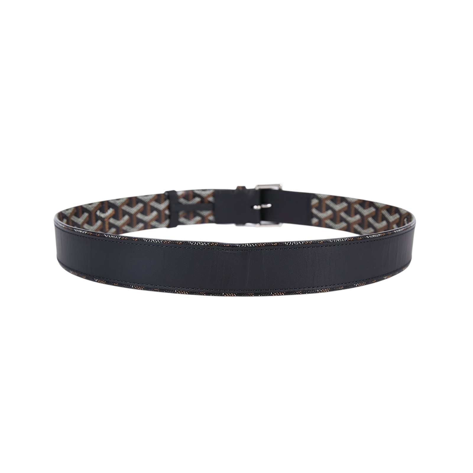 高雅德 GOYARD Florida Belt 腰帶 FLORID095CL01TY 黑皮帶 原廠盒子/防塵袋