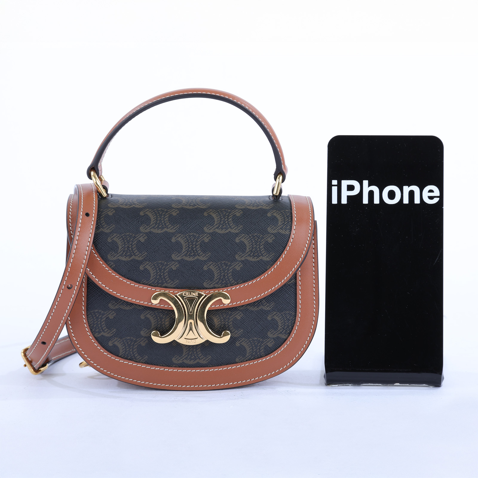 思琳 CELINE Besace Clea 迷你 10K502EWU 棕凱旋BESACE CLEA MINI 防塵袋/背帶
