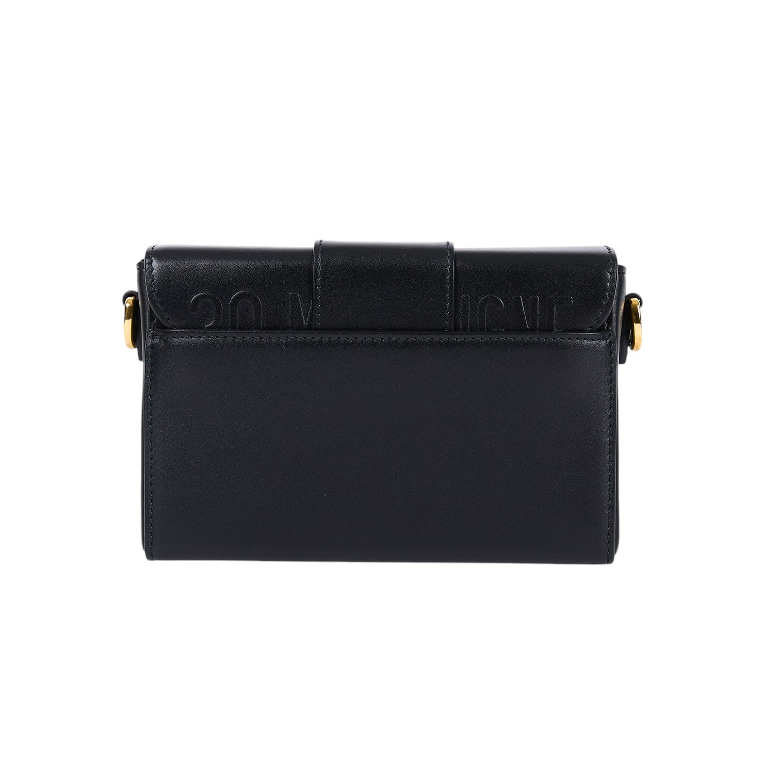 迪奧 CHRISTIAN DIOR 30 Montaigne 肩背手提包 M9204UMOS 黑金MONTAIGNE BOX 防塵袋/背帶/購買證明