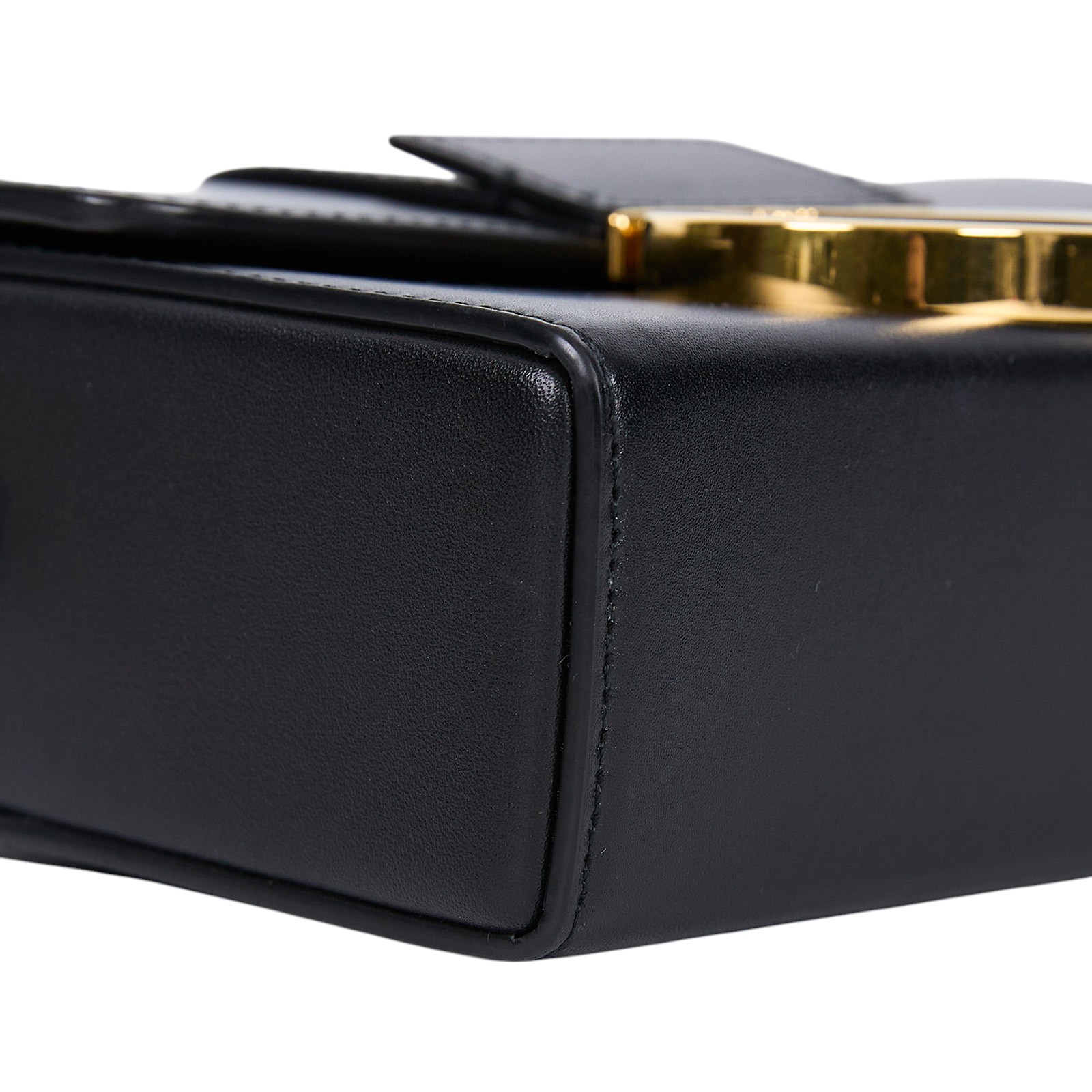 迪奧 CHRISTIAN DIOR 30 Montaigne 肩背手提包 M9204UMOS 黑金MONTAIGNE BOX 防塵袋/背帶/購買證明