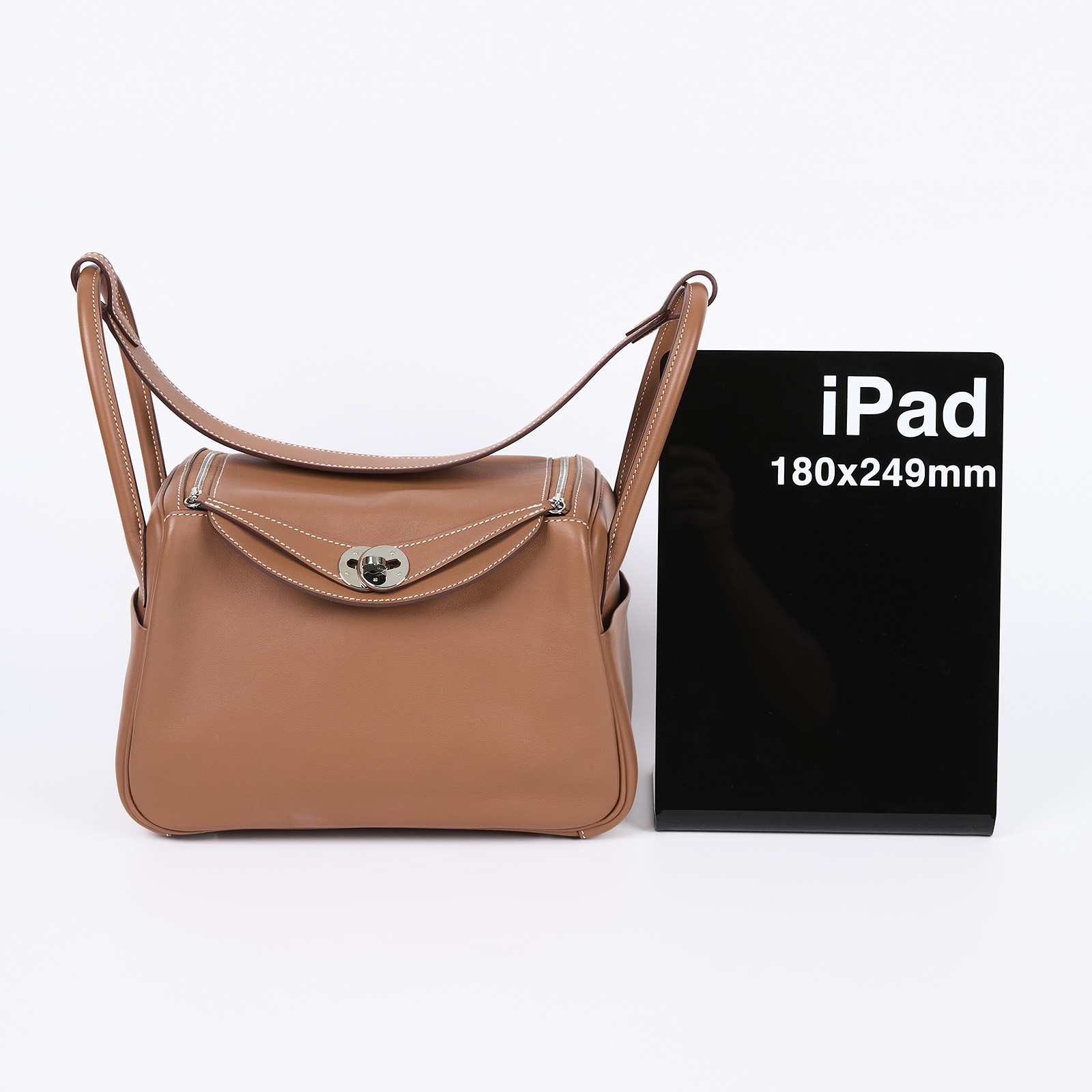 愛馬仕 Hermès Lindy 琳迪包 26 LD26 H070416/Z刻 金棕內拼琥珀黃LINDY26 SWIFT 原廠盒子/防塵袋