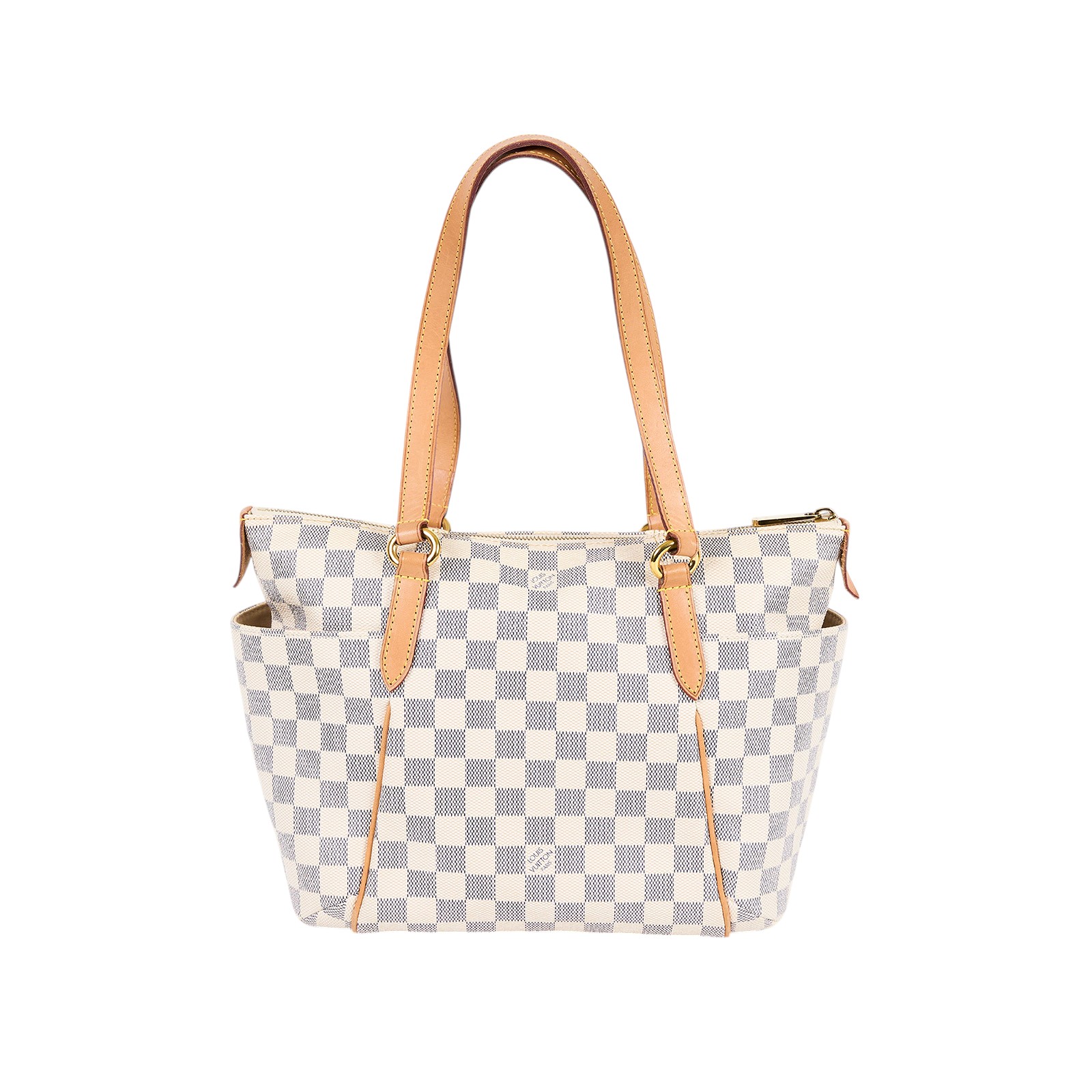 路易威登 LOUIS VUITTON Totally PM 肩背 托特包 棋盤格 白色 N51261 白棋盤肩背 防塵袋