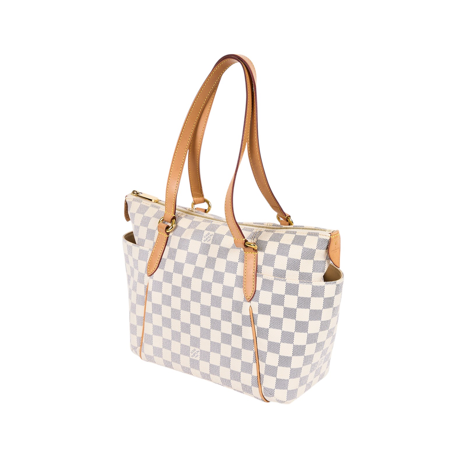 路易威登 LOUIS VUITTON Totally PM 肩背 托特包 棋盤格 白色 N51261 白棋盤肩背 防塵袋