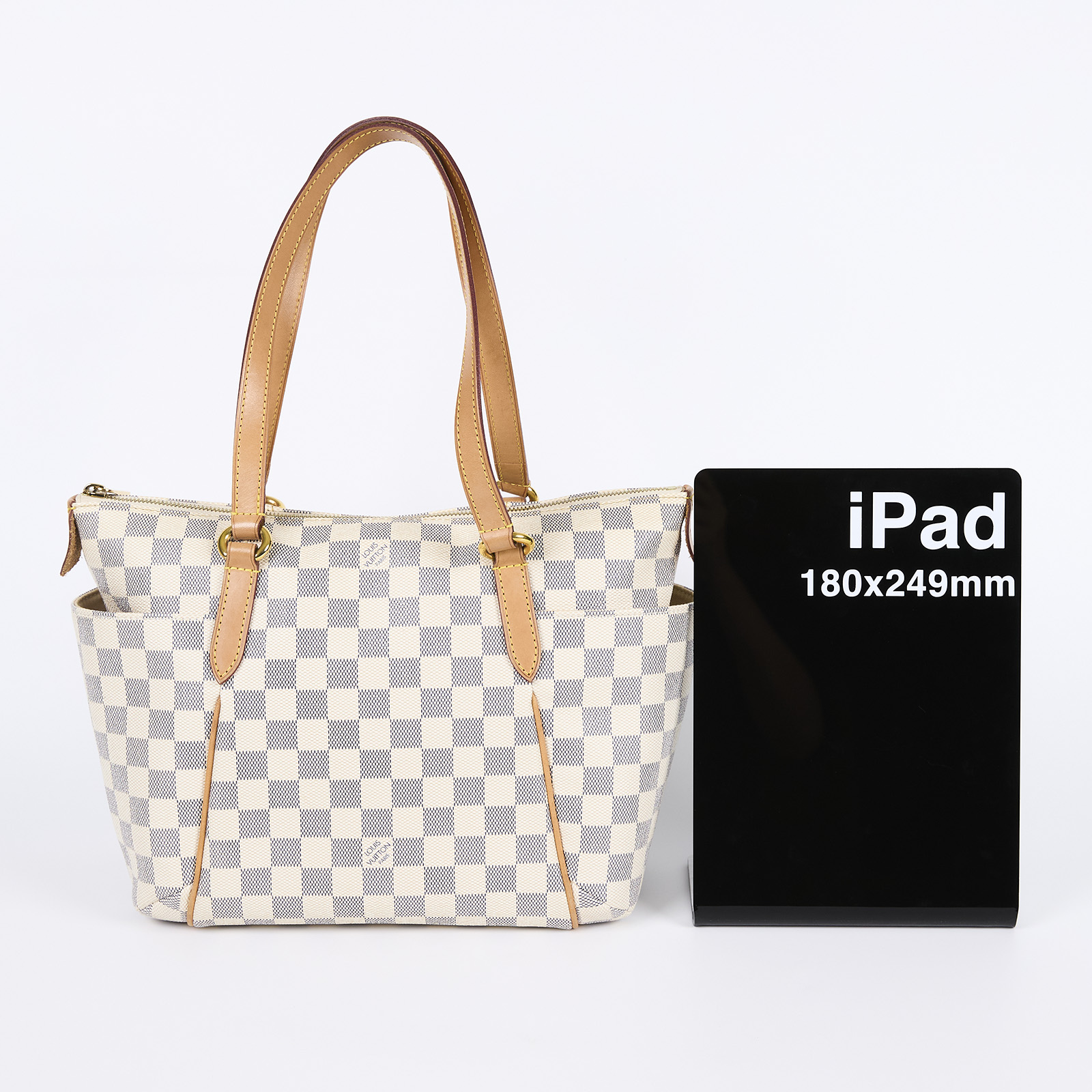 路易威登 LOUIS VUITTON Totally PM 肩背 托特包 棋盤格 白色 N51261 白棋盤肩背 防塵袋