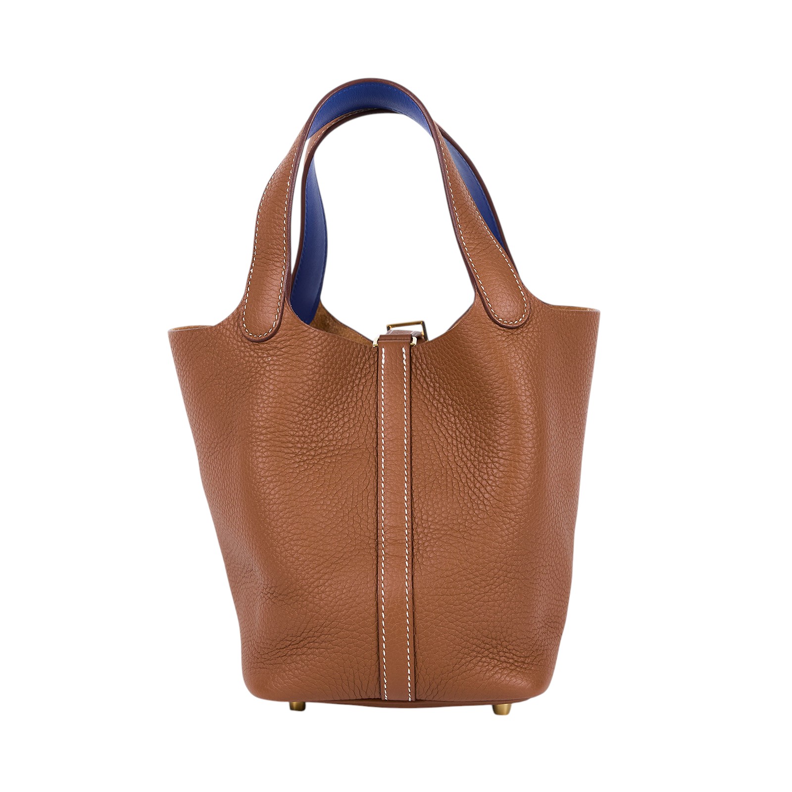 愛馬仕 Hermès Picotin Lock 18 菜籃子包 PT18 U刻 金棕PICONTIN18 原廠盒子/防塵袋/購買證明影本/鎖組