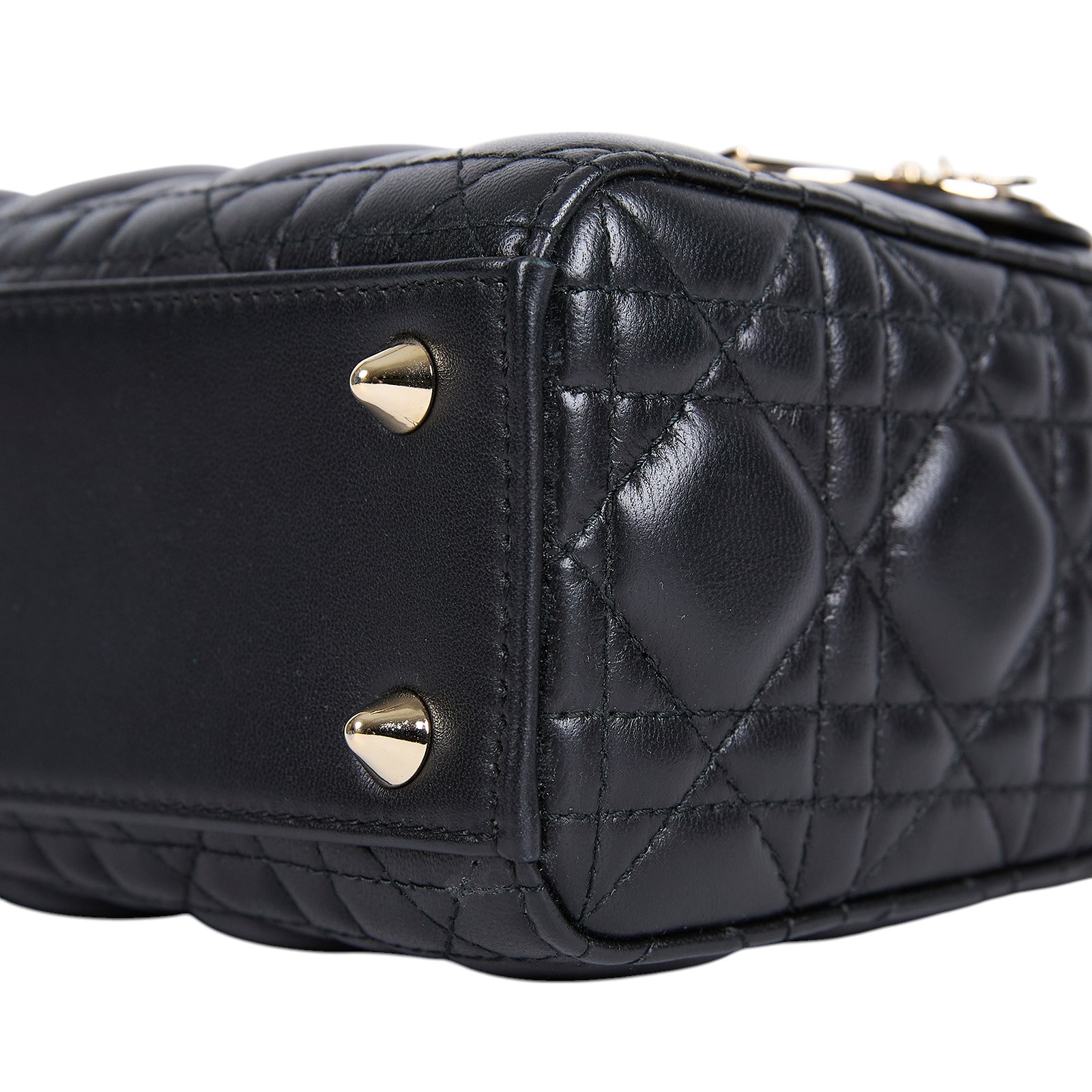 迪奧 CHRISTIAN DIOR Lady Dior My ABCDior 小型 肩背 手提包 羊皮 M0538ONGE  原廠盒子/防塵袋/保證卡/購買證明
