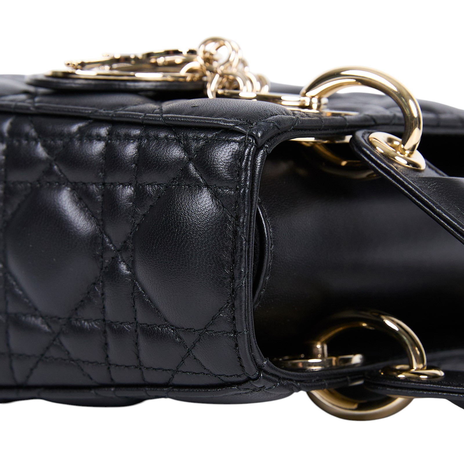 迪奧 CHRISTIAN DIOR Lady Dior My ABCDior 小型 肩背 手提包 羊皮 M0538ONGE  原廠盒子/防塵袋/保證卡/購買證明
