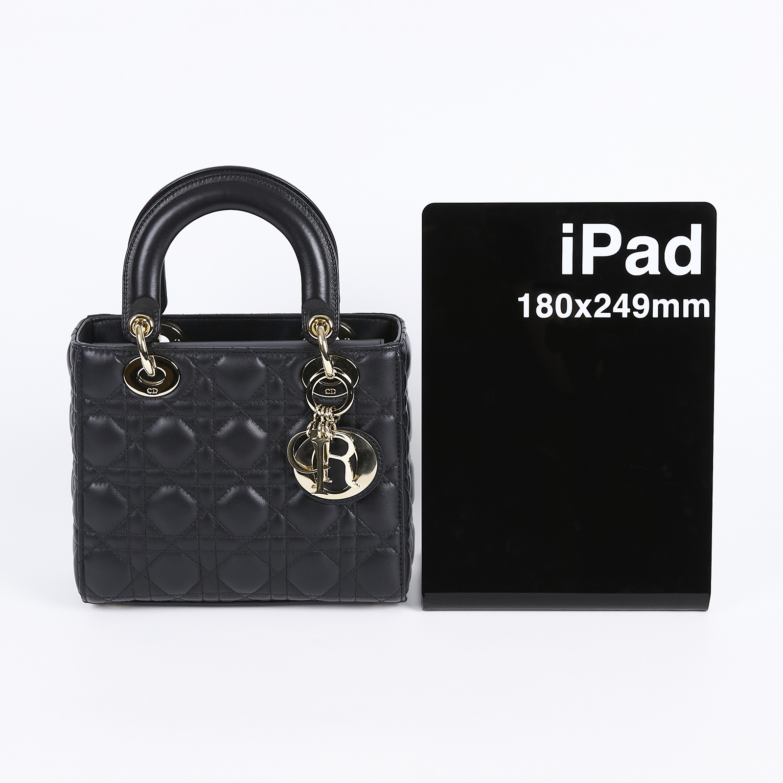 迪奧 CHRISTIAN DIOR Lady Dior My ABCDior 小型 肩背 手提包 羊皮 M0538ONGE  原廠盒子/防塵袋/保證卡/購買證明