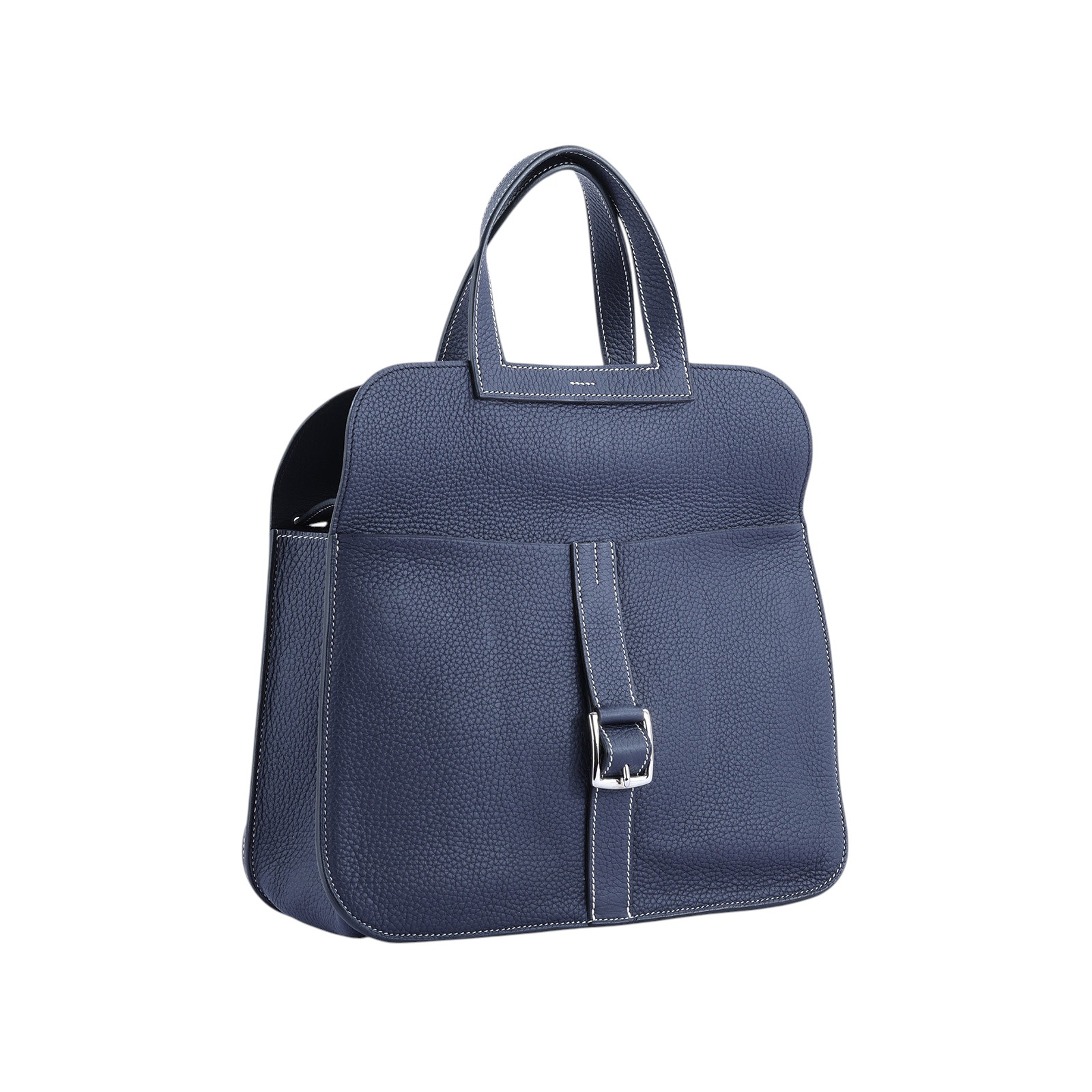 愛馬仕 Hermès Halzan 31 手拿 手提 肩背 斜背包 HZ31 A刻 深藍HALZAN31 防塵袋