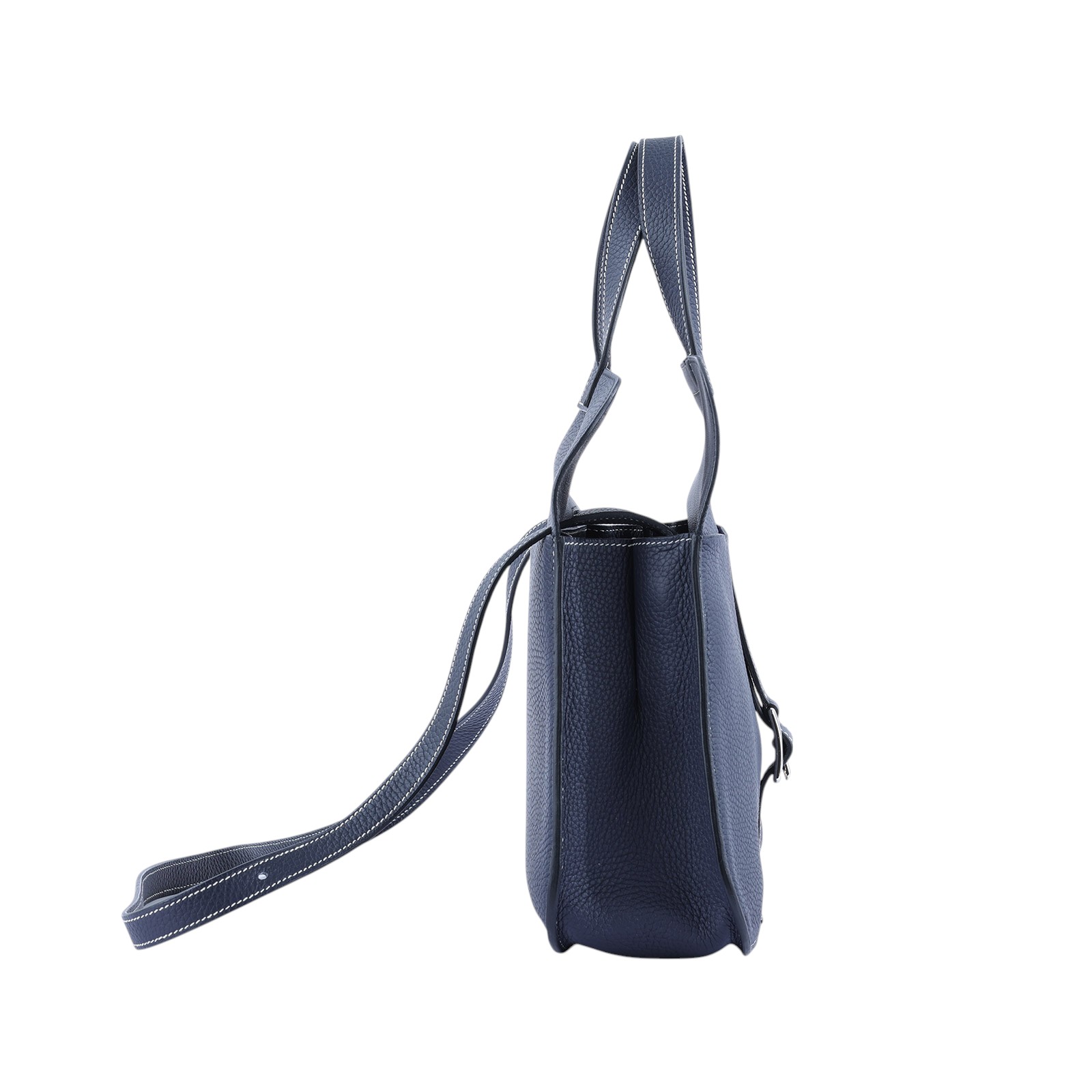 愛馬仕 Hermès Halzan 31 手拿 手提 肩背 斜背包 HZ31 A刻 深藍HALZAN31 防塵袋