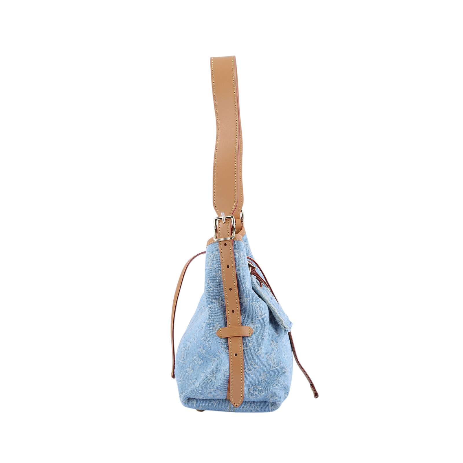 路易威登 LOUIS VUITTON CarryAll PM 肩背包 丹寧 M11462 晶片款 丹寧CARRYALL PM 防塵袋/內袋