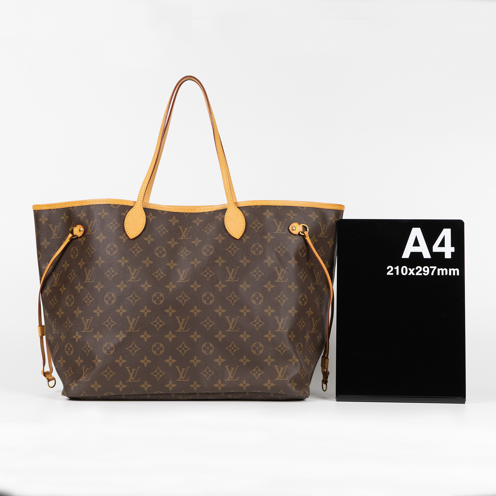 路易威登 LOUIS VUITTON Neverfull GM 托特包 經典帆布 駝色 M46978 原花 NEVERFULL GM 防塵袋/內袋