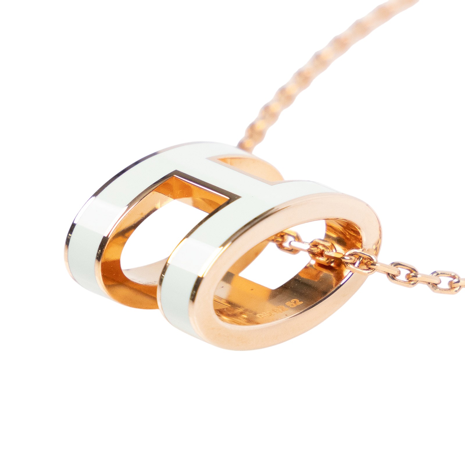愛馬仕 Hermès Pop H 墜飾 POPHP GD0252 氣泡綠POP H項鍊 原廠盒子