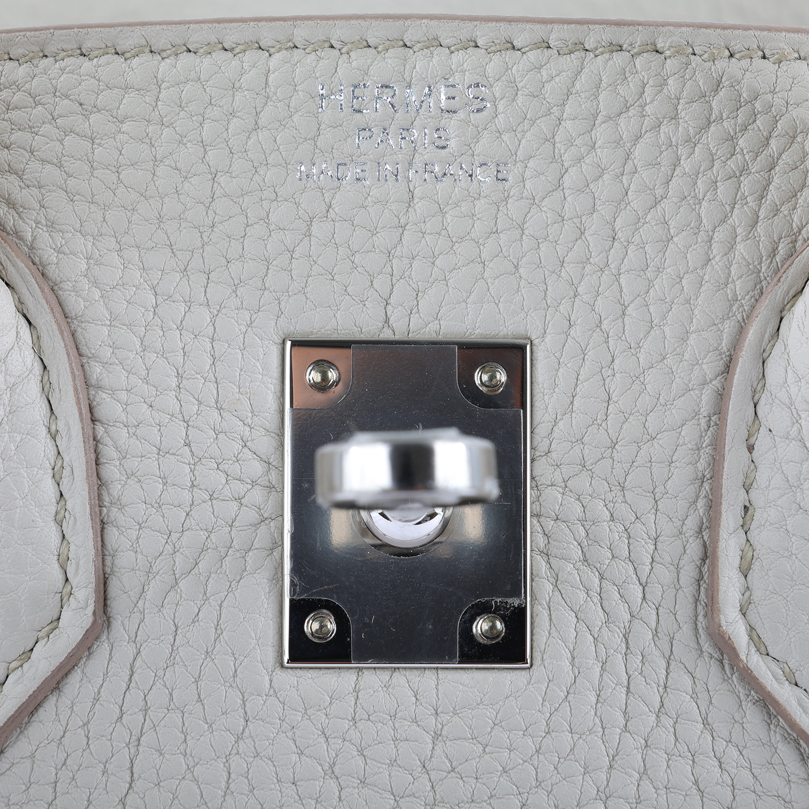 愛馬仕 Hermès Birkin Bag 柏金包 25 BK25 K刻 冰川白8L BETON BIRKIN25 TOGO 原廠盒子/防塵袋/鎖組