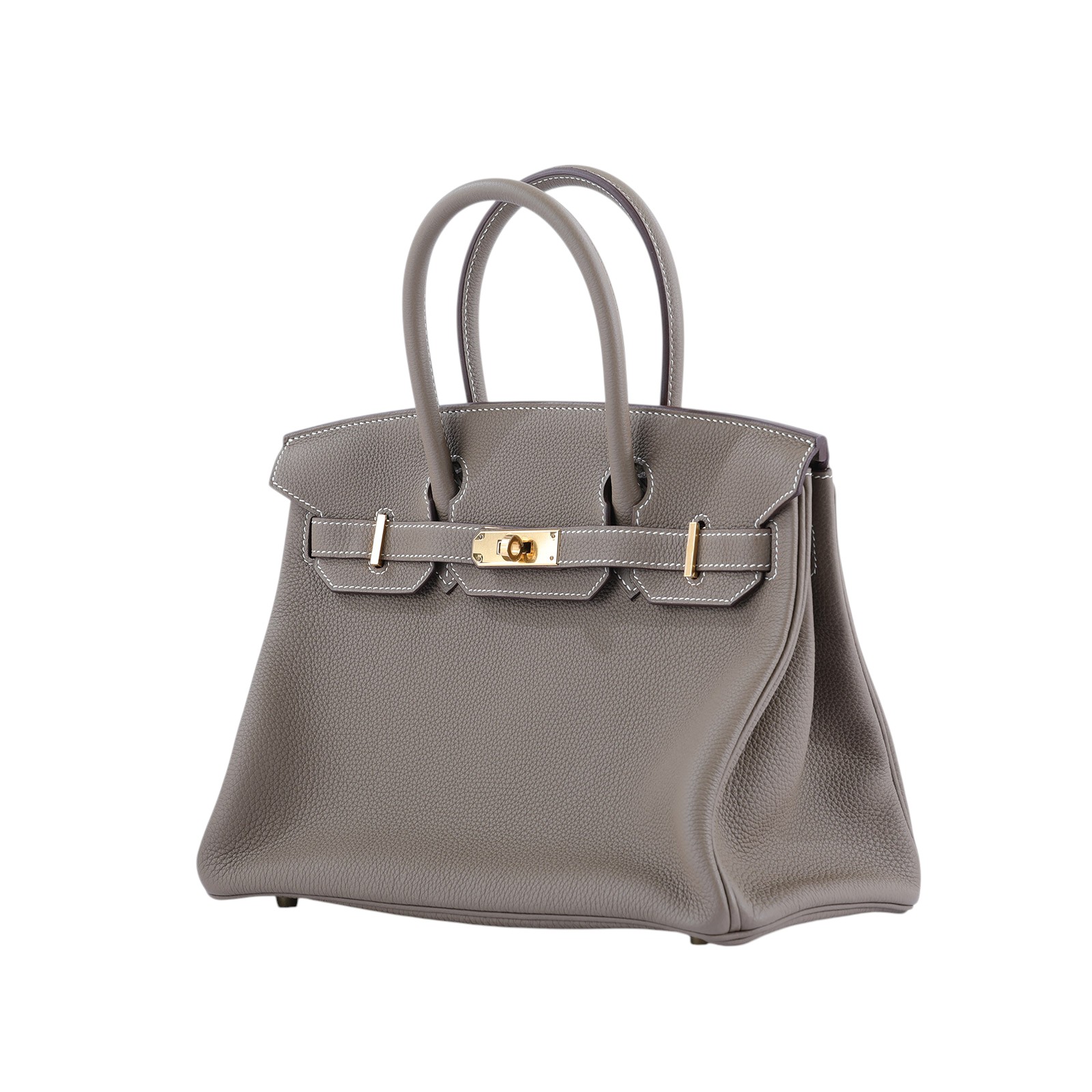 愛馬仕 Hermès Birkin Bag 柏金包 30 BK30 D刻 大象灰BIRKIN30 原廠盒子/防塵袋/鎖組/雨衣