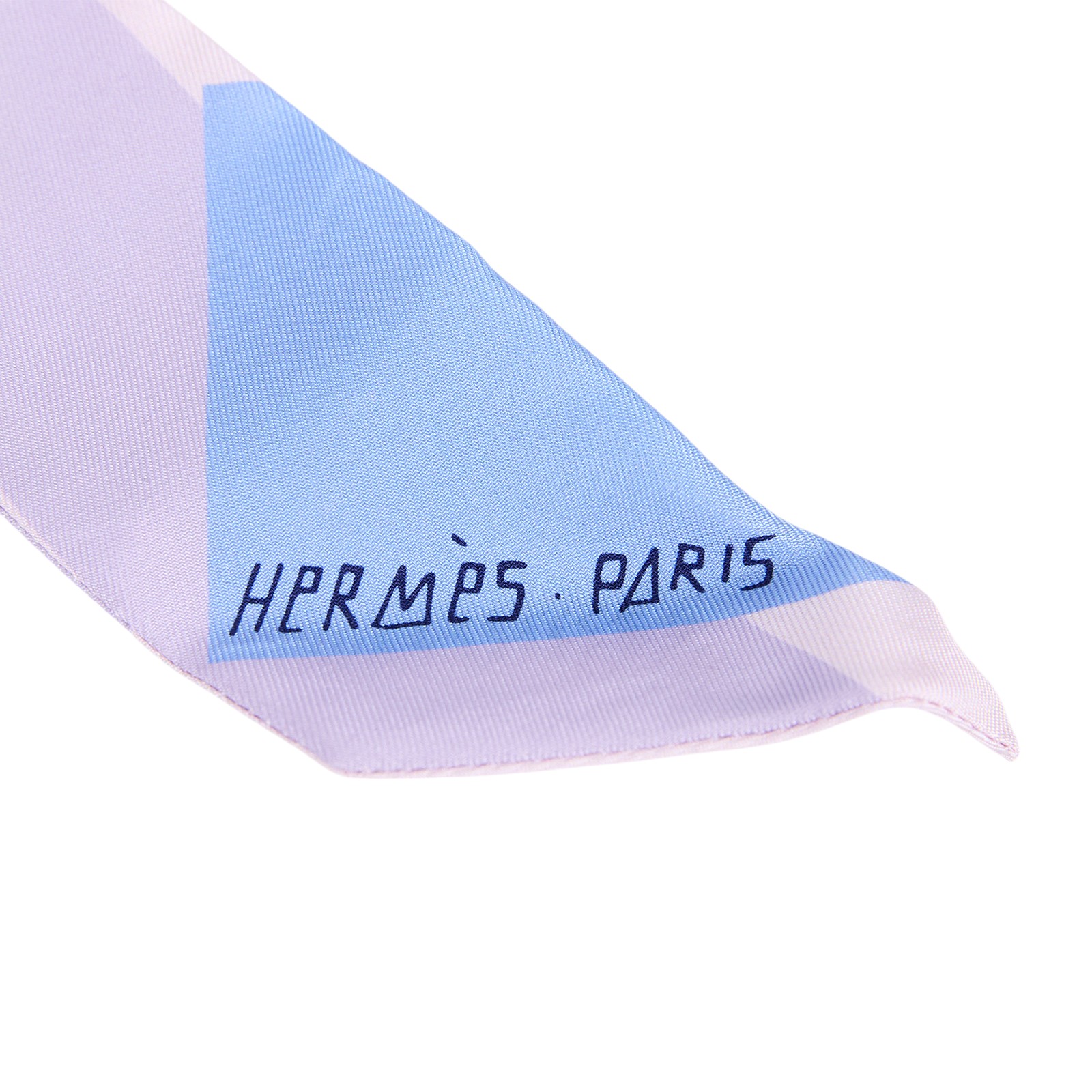 愛馬仕 Hermès Twilly 絲巾 TWILLYS85  淺紫TWILLY 1 原廠盒子