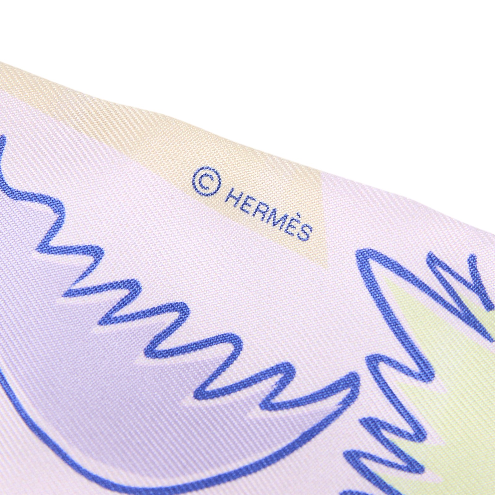 愛馬仕 Hermès Twilly 絲巾 TWILLYS85  淺紫TWILLY 2 原廠盒子