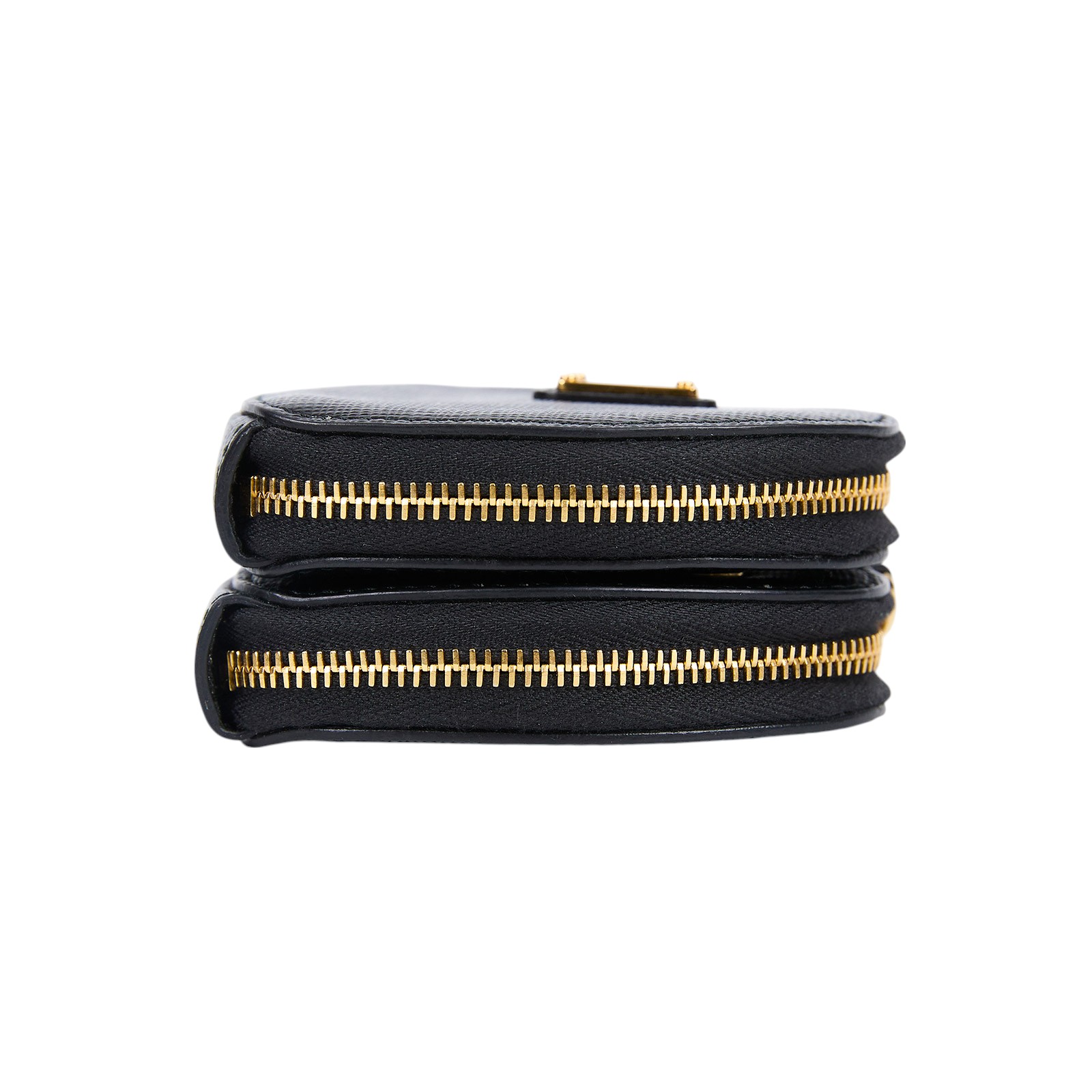 普拉達 PRADA Mini Pouch 迷你隨身包 1TL453_053 黑色鐵牌愛心POUCH 原廠盒子