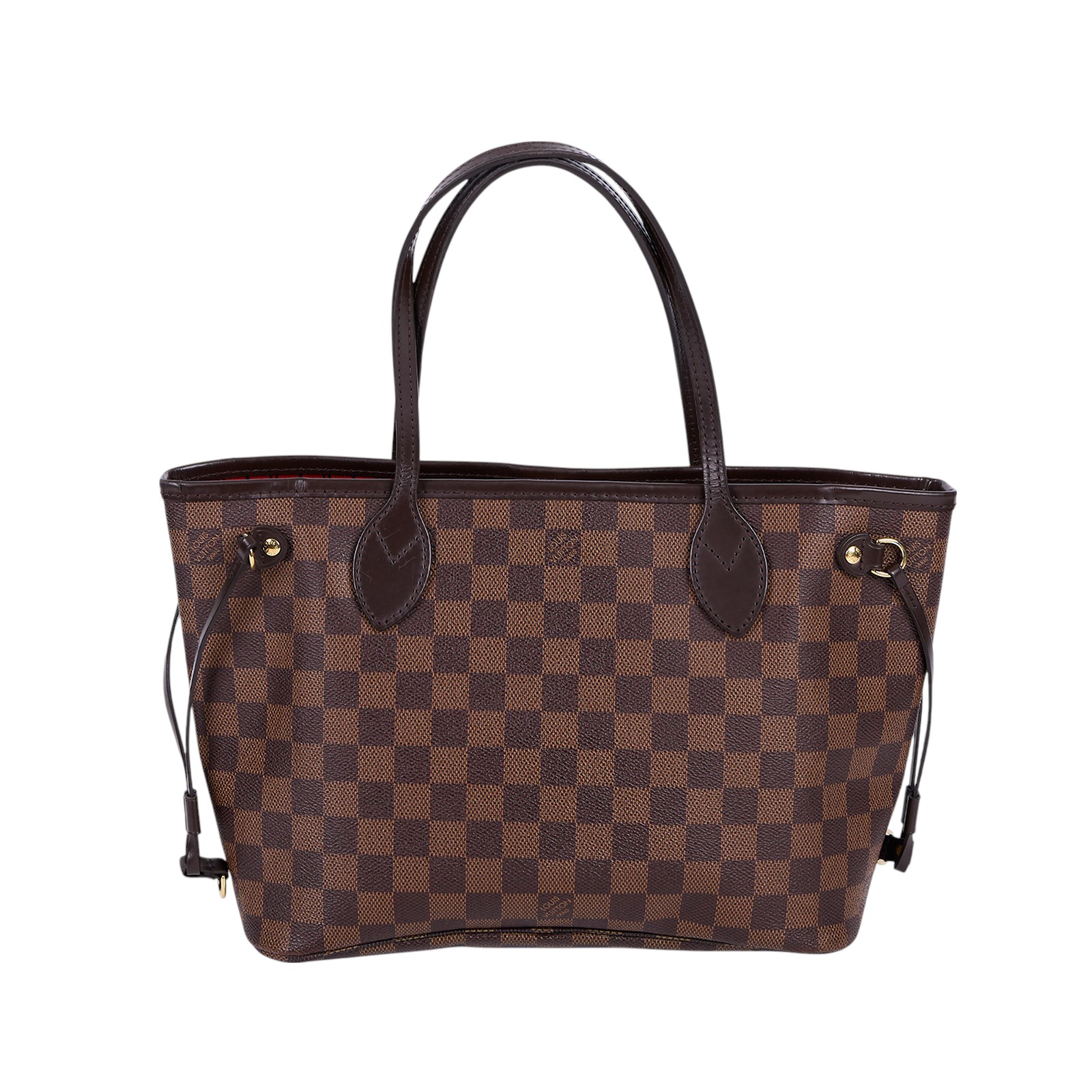 路易威登 LOUIS VUITTON 棕棋盤 Neverfull PM 托特包 N41359 晶片款 棕棋盤格Neverfull PM 無附屬品