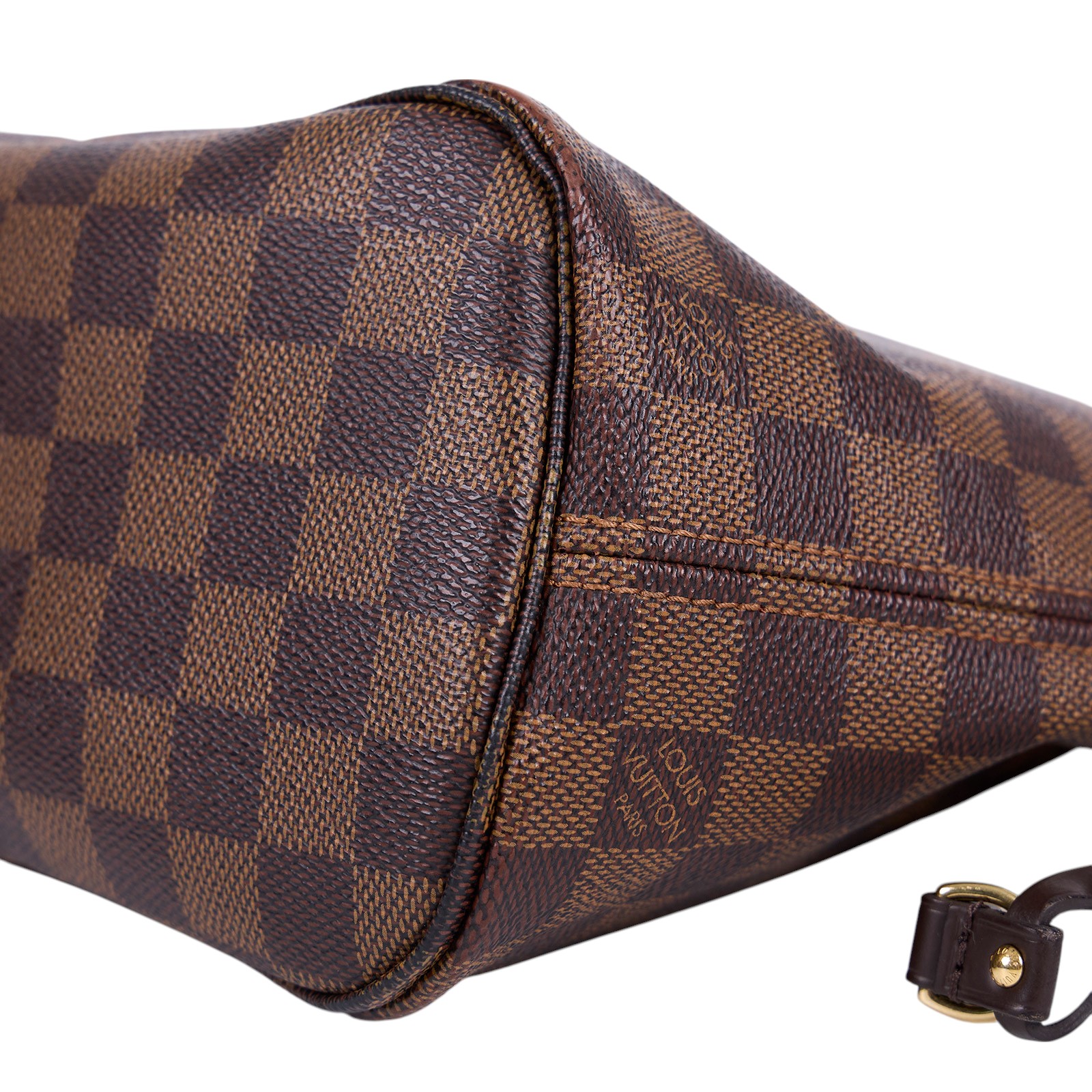 路易威登 LOUIS VUITTON 棕棋盤 Neverfull PM 托特包 N41359 晶片款 棕棋盤格Neverfull PM 無附屬品