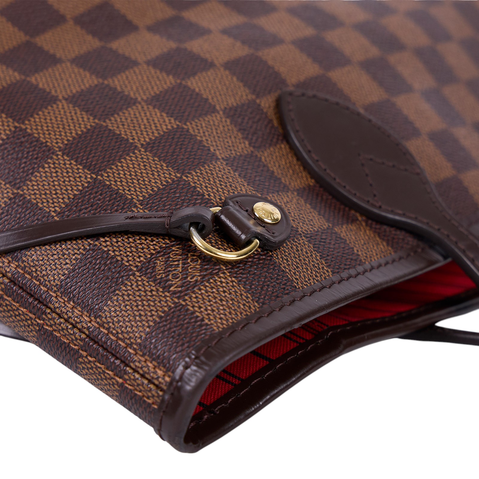 路易威登 LOUIS VUITTON 棕棋盤 Neverfull PM 托特包 N41359 晶片款 棕棋盤格Neverfull PM 無附屬品