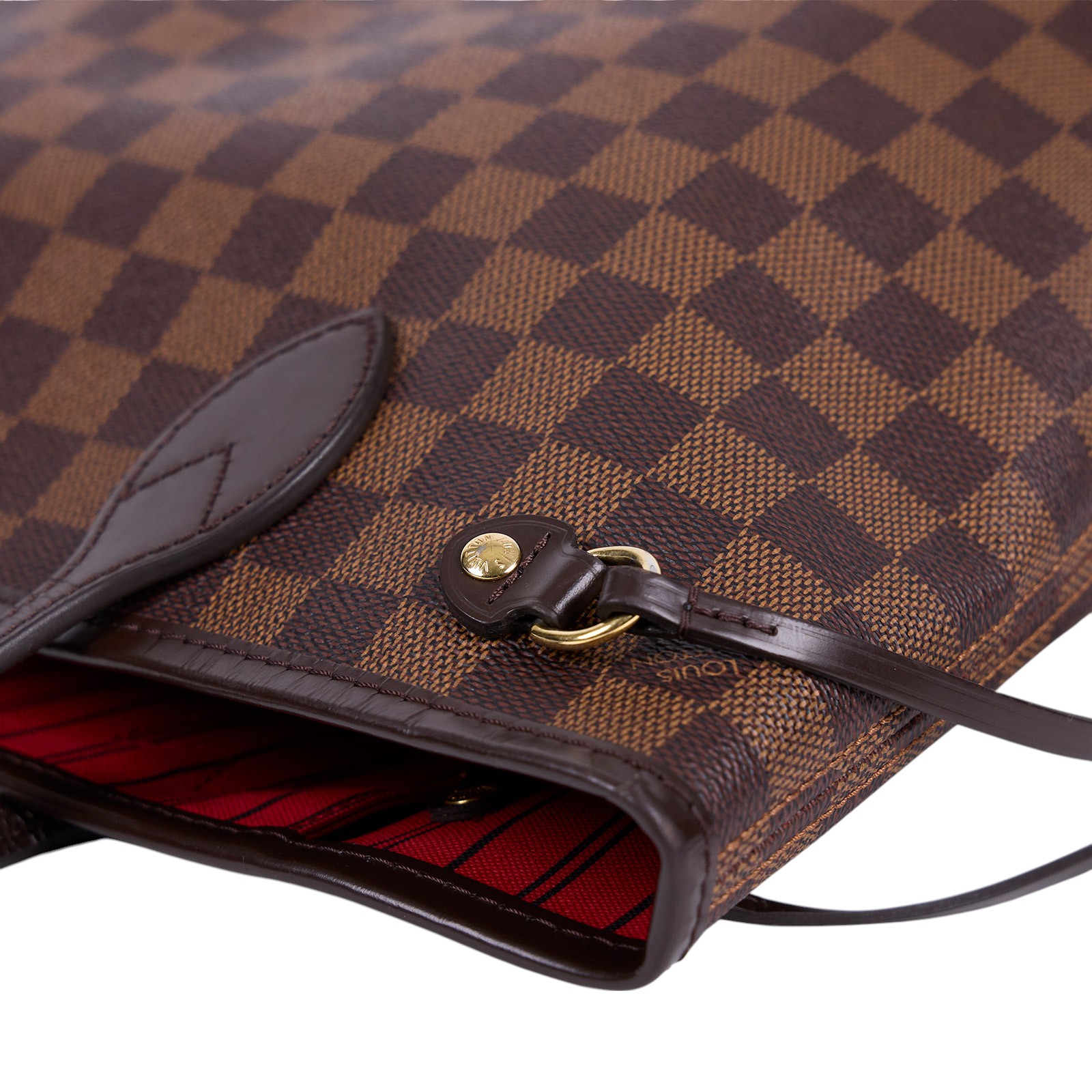路易威登 LOUIS VUITTON 棕棋盤 Neverfull PM 托特包 N41359 晶片款 棕棋盤格Neverfull PM 無附屬品