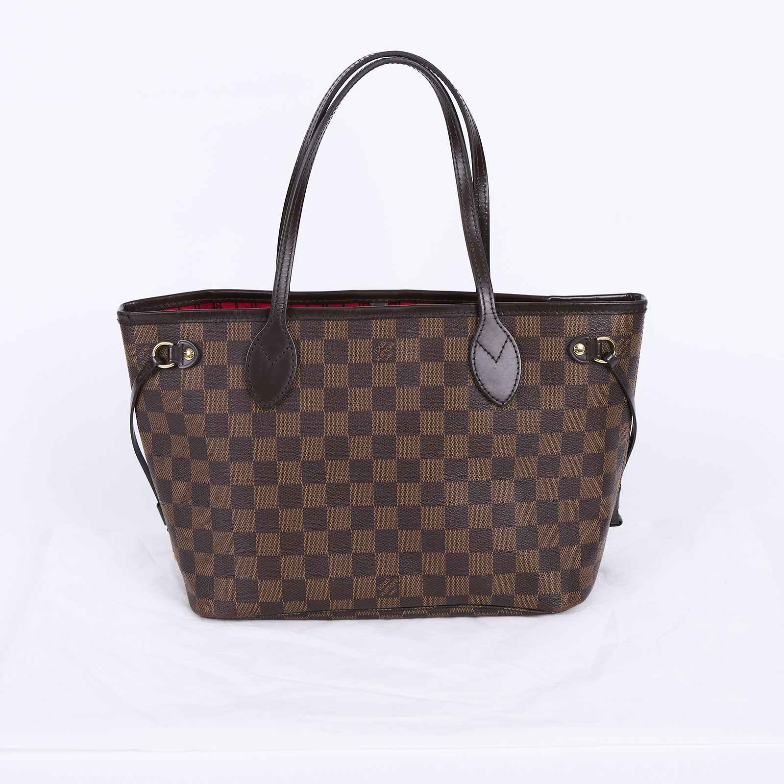 路易威登 LOUIS VUITTON 棕棋盤 Neverfull PM 托特包 N41359 晶片款 棕棋盤格Neverfull PM 無附屬品