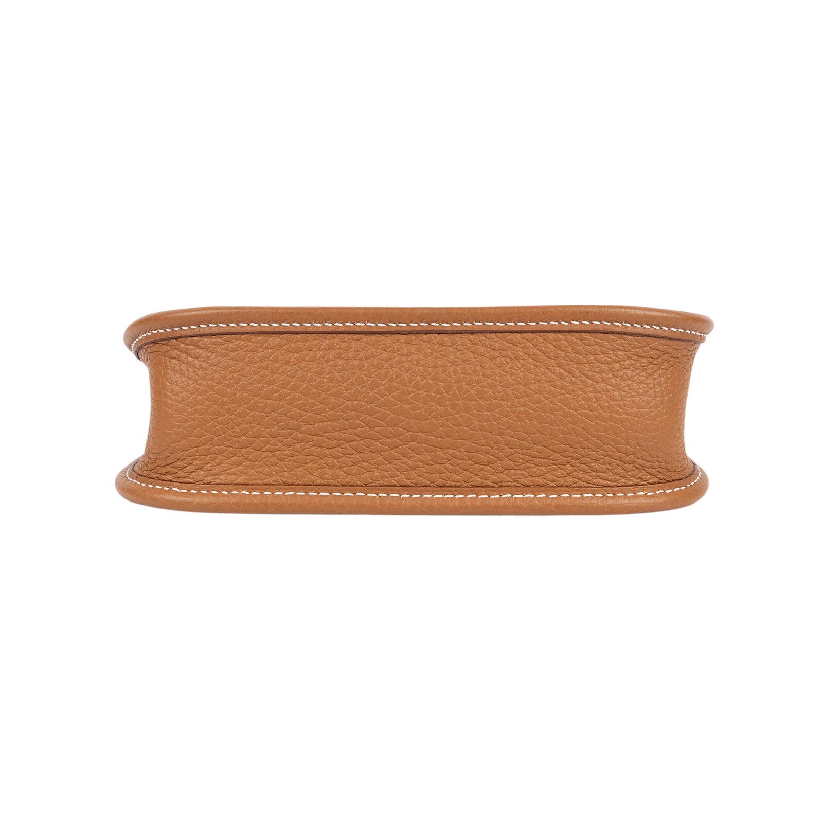 愛馬仕 Hermès Evelyne Bag Mini 伊芙琳包 Evelyne 16 EV16 U刻 金棕拼黃EVELYNE MINI 原廠盒子/防塵袋