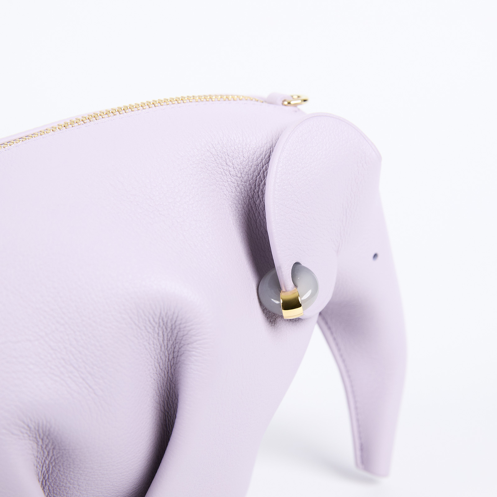 羅意威 LOEWE Elephant 小象包 零錢包  粉紫大象包 CRAFTED WORLD限定款 防塵袋