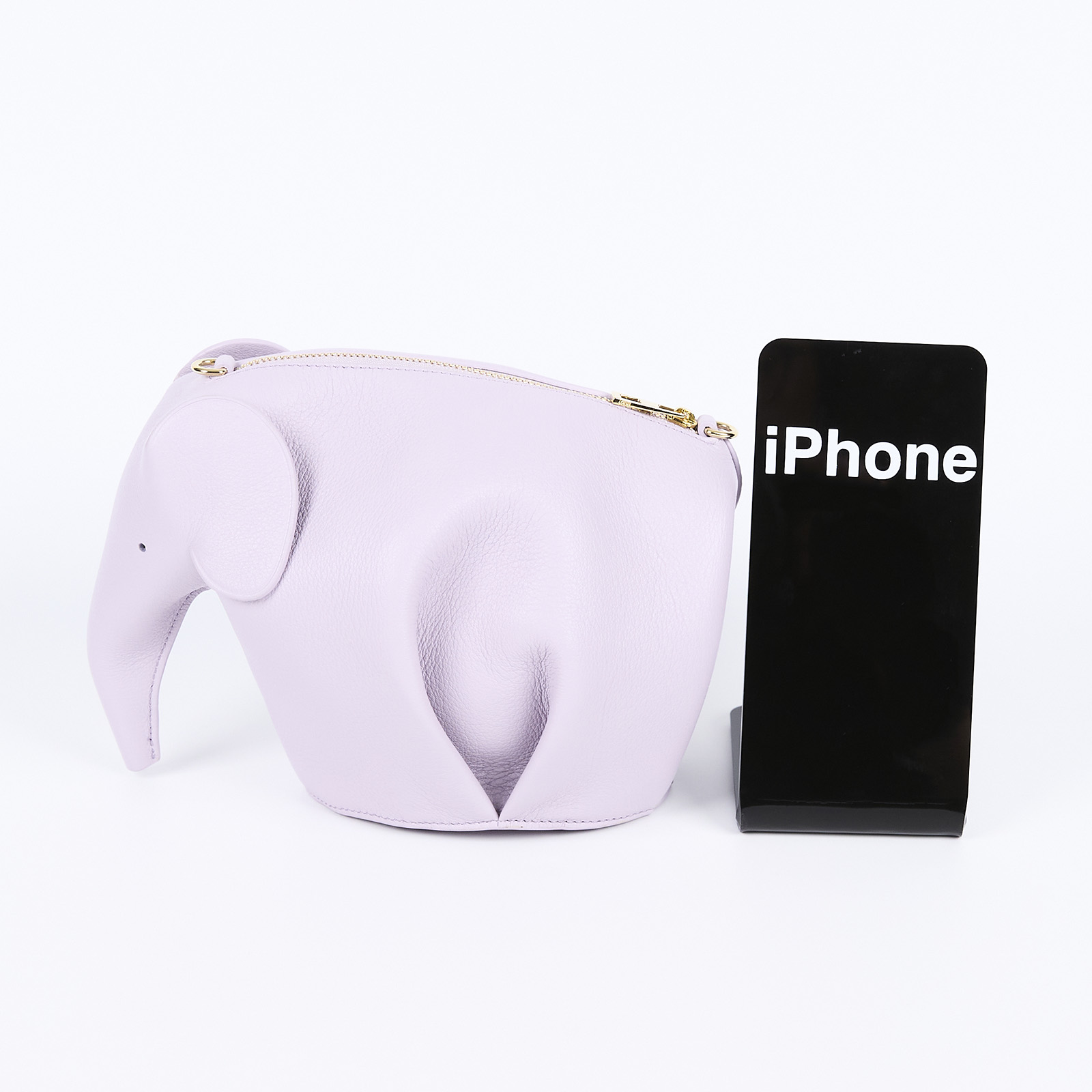 羅意威 LOEWE Elephant 小象包 零錢包  粉紫大象包 CRAFTED WORLD限定款 防塵袋