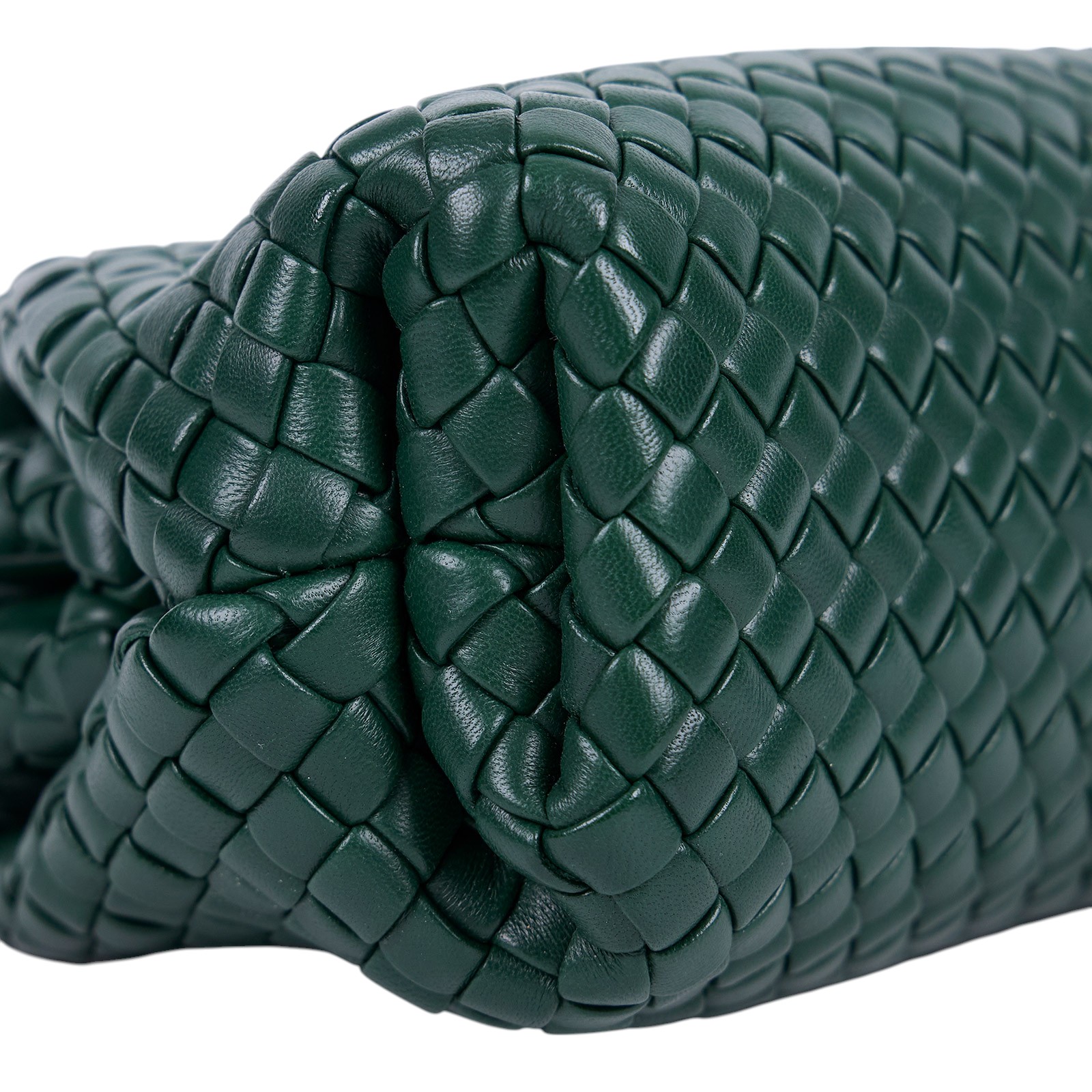 寶緹嘉 BOTTEGA VENETA Handle 手提包 小型 691188 綠編織HANDLE 小號 防塵袋/背帶