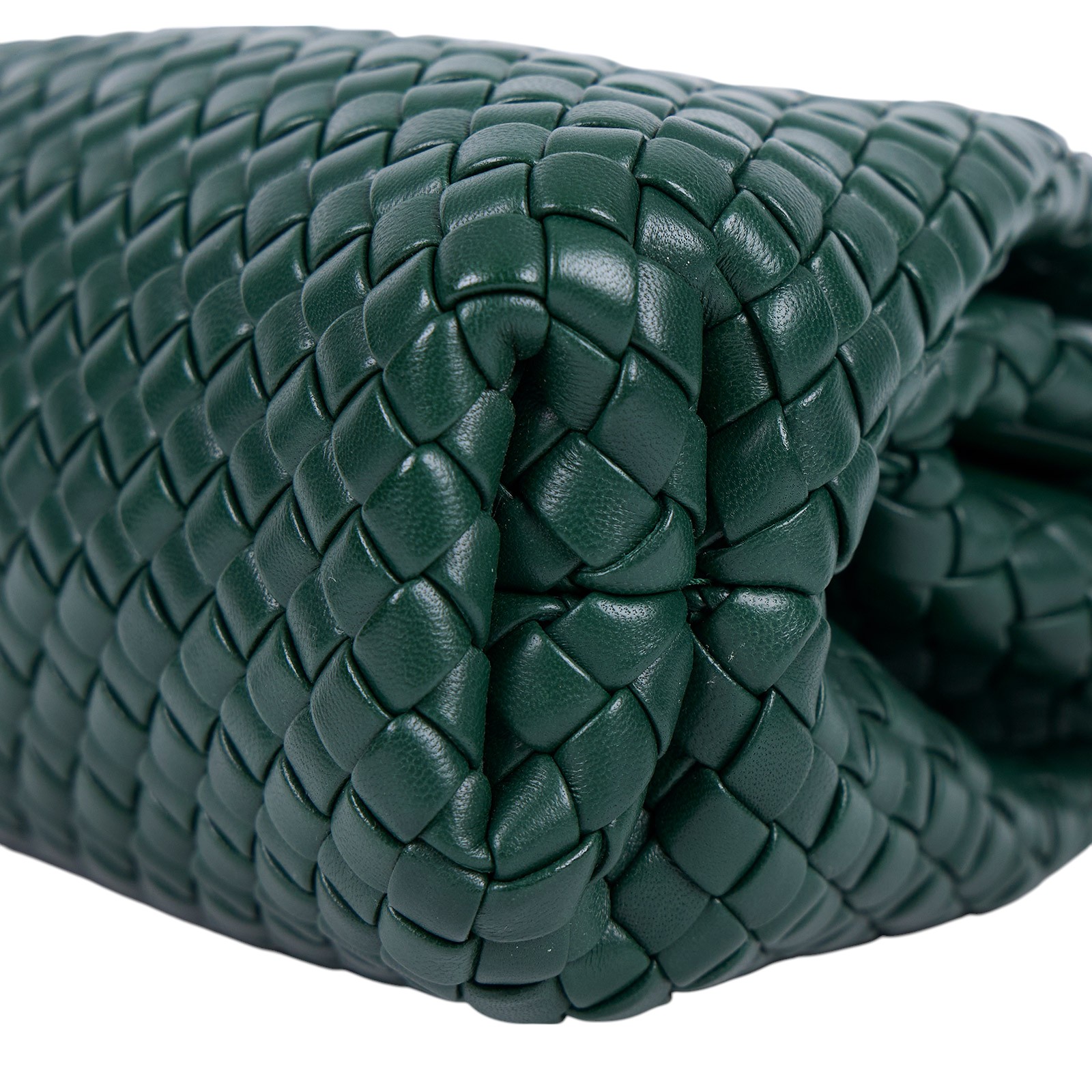 寶緹嘉 BOTTEGA VENETA Handle 手提包 小型 691188 綠編織HANDLE 小號 防塵袋/背帶