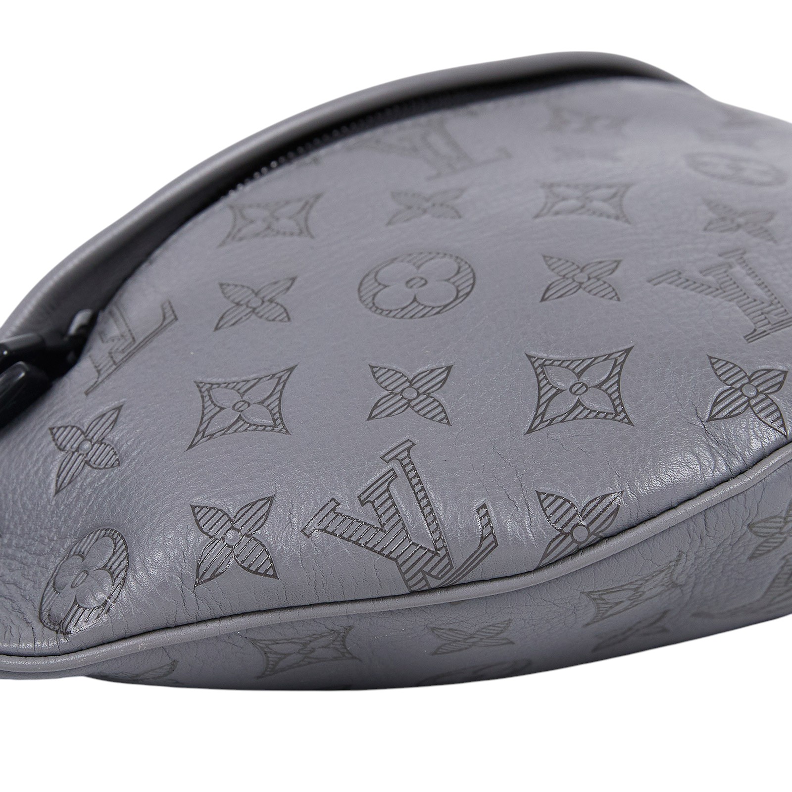 路易威登 LOUIS VUITTON Discovery 腰包 灰色 M46108 晶片款 灰壓紋DISCOVERY腰包 原廠盒子