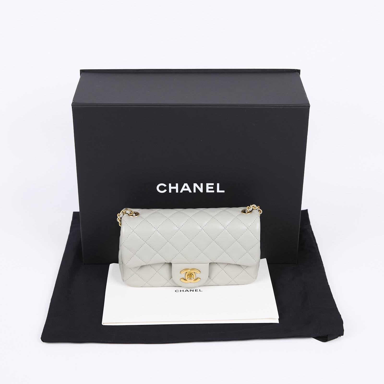 香奈兒 CHANEL Coco 20  肩背 斜背 迷你 口蓋包  晶片款 灰金球COCO20 原廠盒子/防塵袋