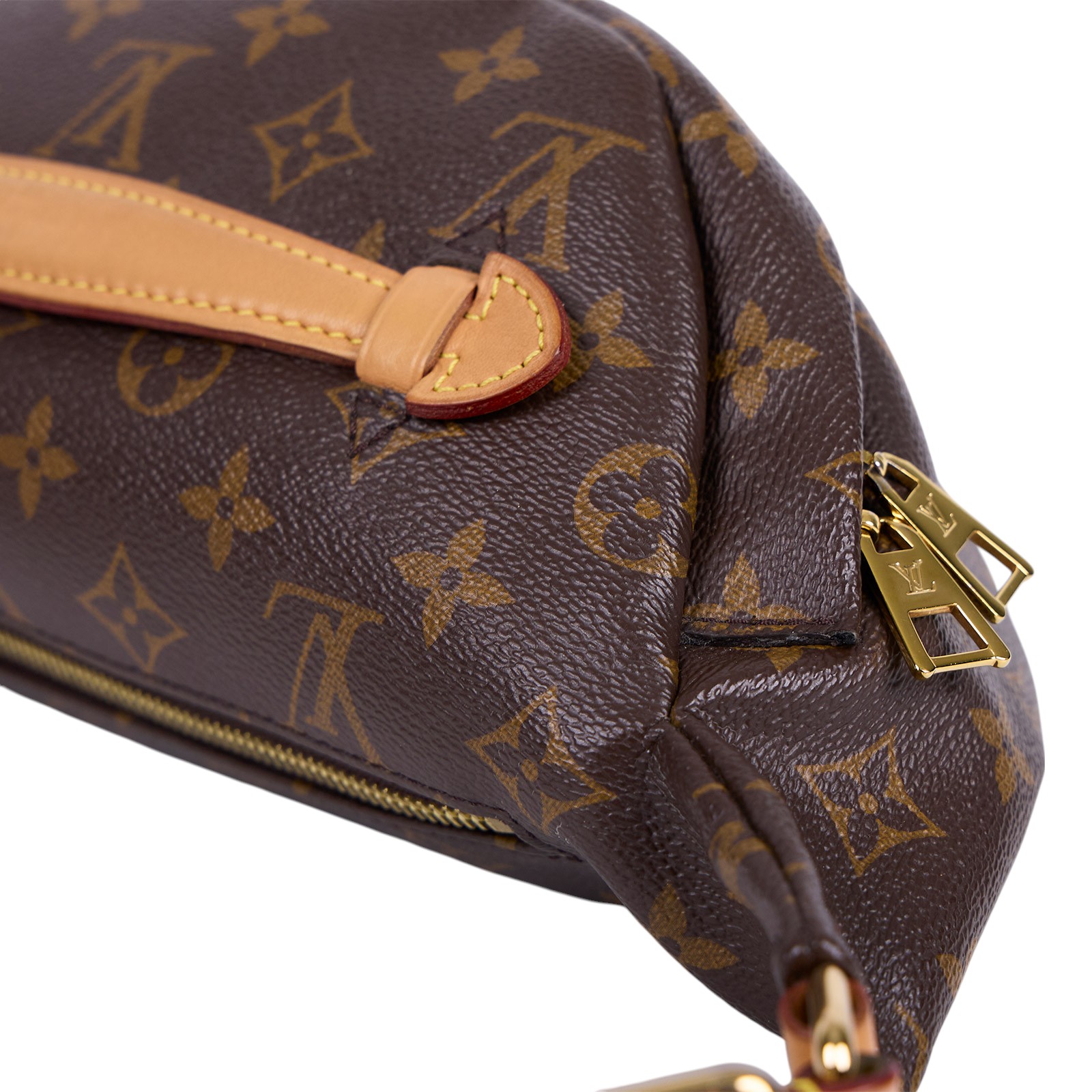 路易威登 LOUIS VUITTON Bumbag 經典帆布 腰包 斜跨包 M43644 原花腰包 防塵袋