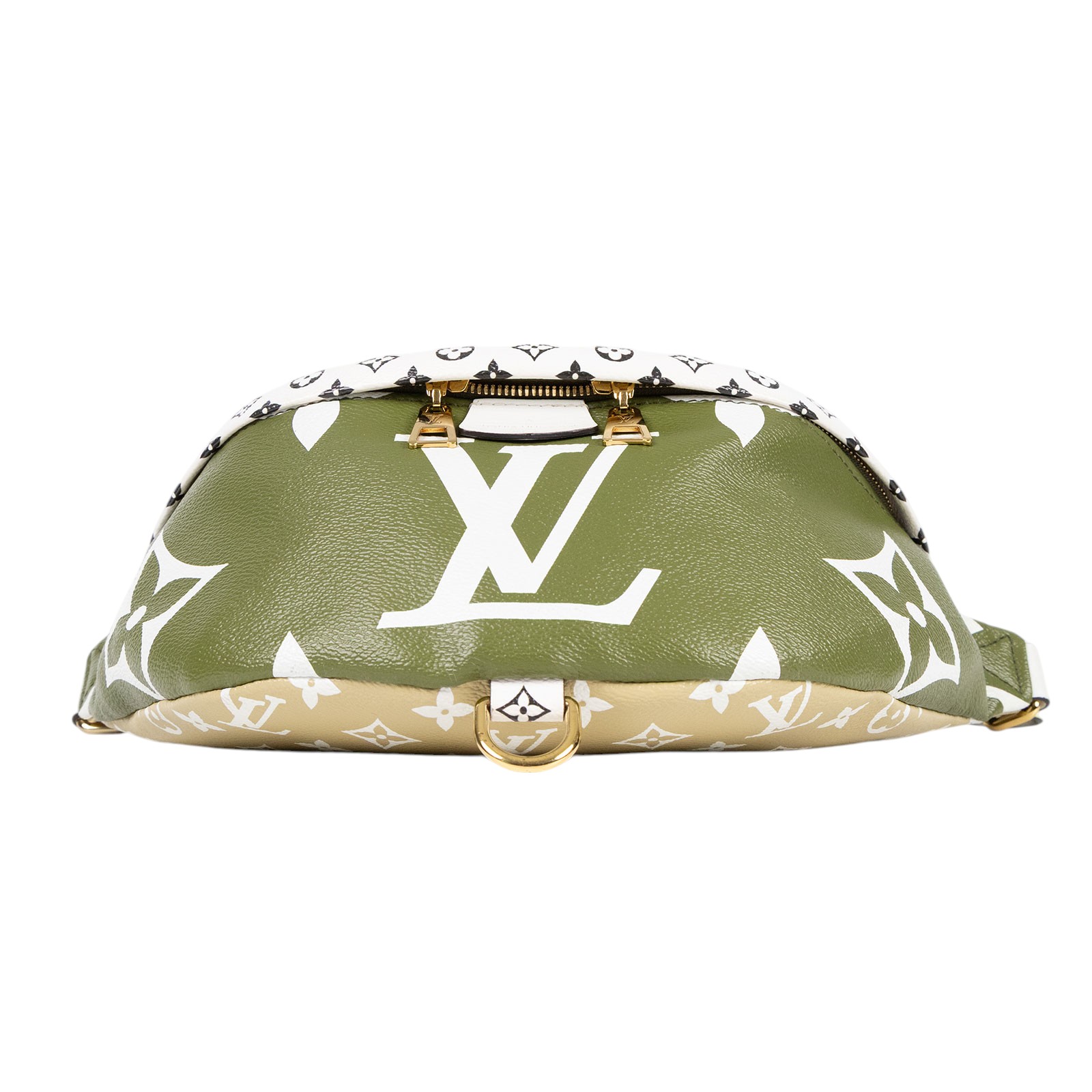 路易威登 LOUIS VUITTON Bumbag 腰包 2019 秀款 M44611 綠大原花GIANT 防塵袋