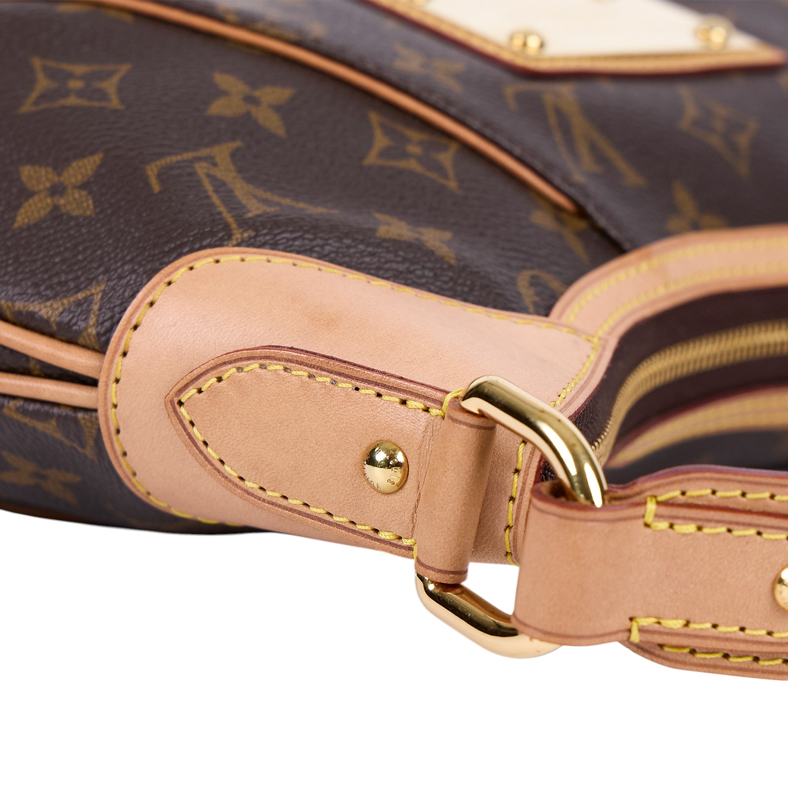 路易威登 LOUIS VUITTON Thames PM 經典帆布 手提 單肩包 M56384 原花THAMES PM 南瓜包 防塵袋