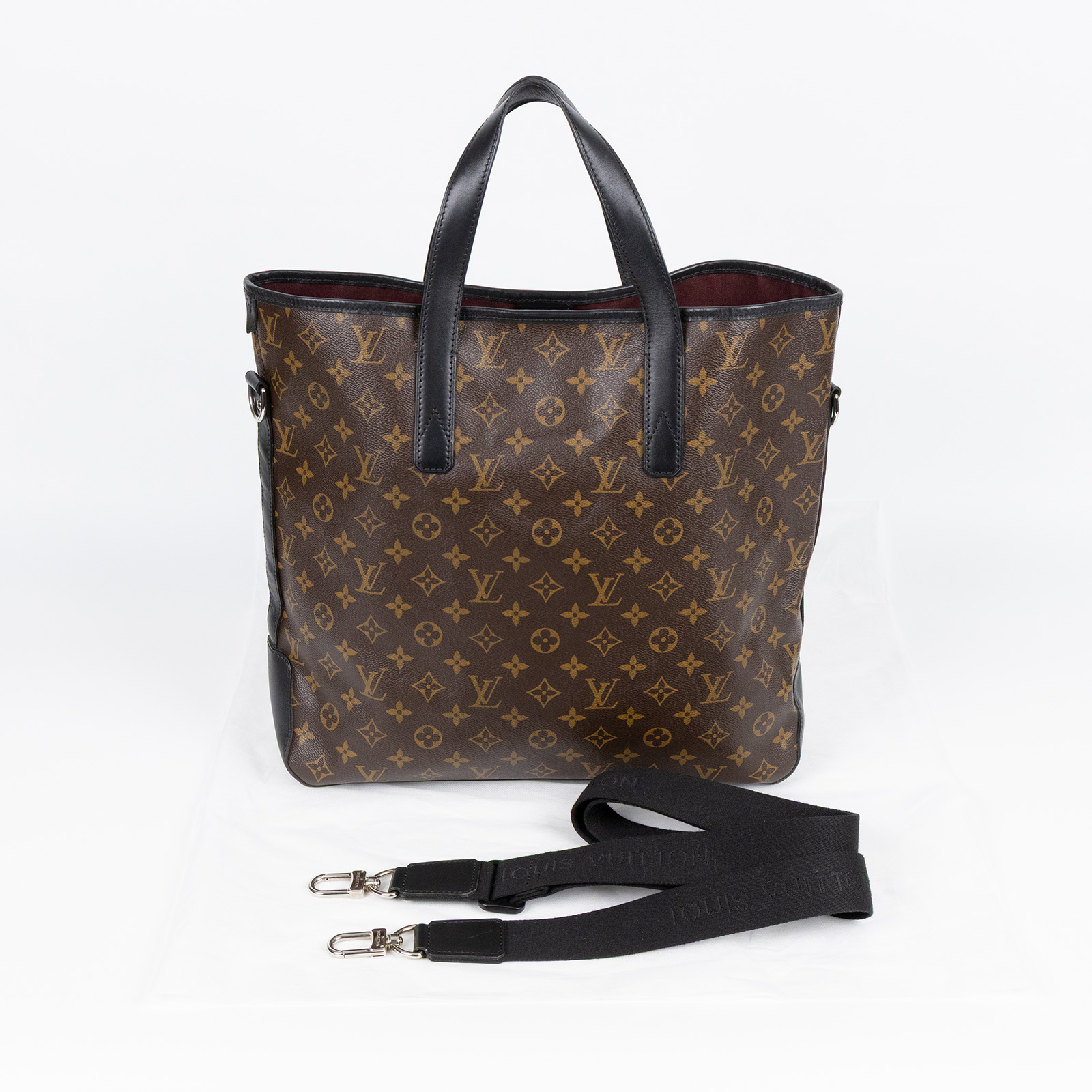 路易威登 LOUIS VUITTON Macassar Davis tote bag  經典帆布 手提 肩背 側背 托特包 M56708  背帶