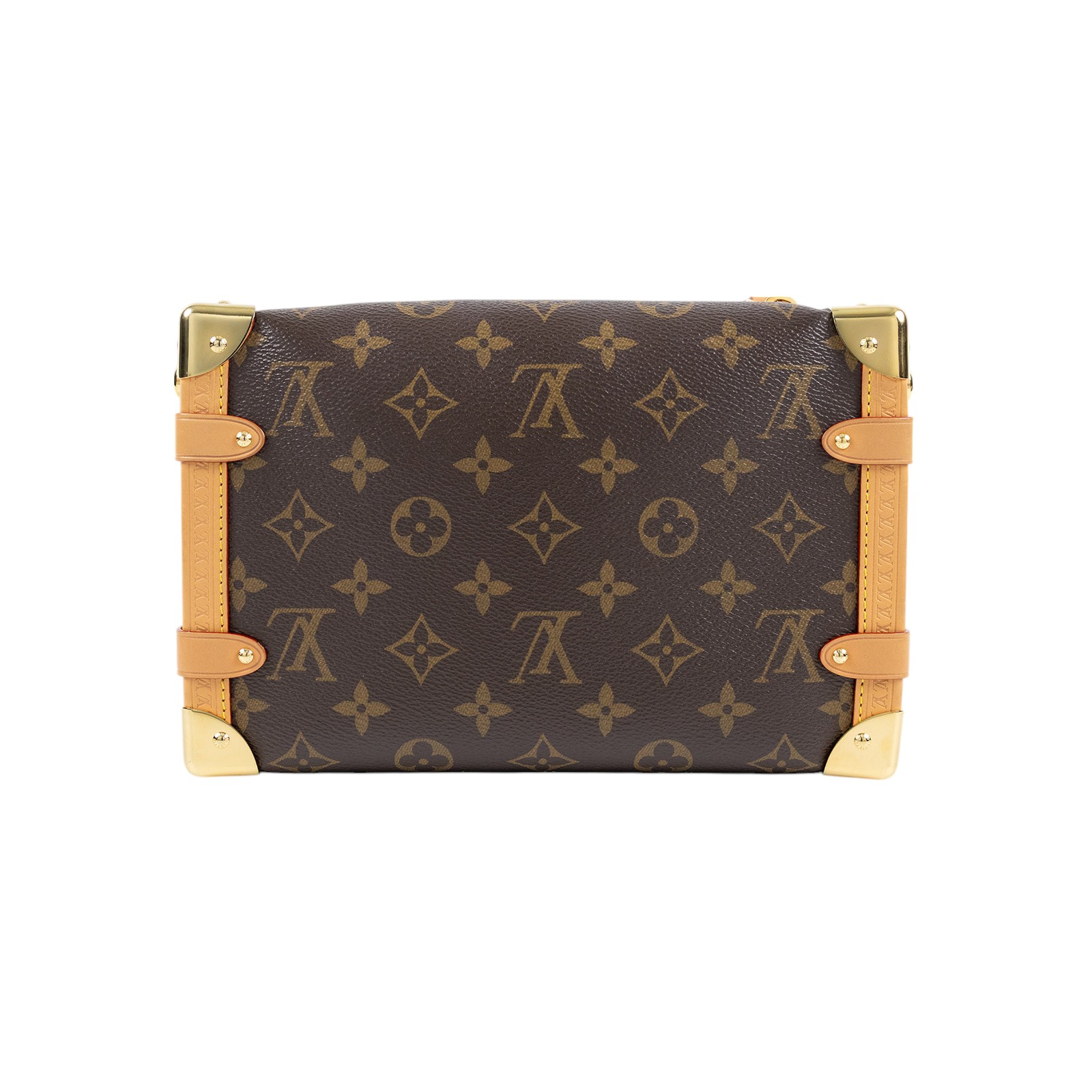 路易威登 LOUIS VUITTON Side Trunk MM 老花 手提 肩背 箱包 M46358 晶片款  原廠盒子/防塵袋/背帶