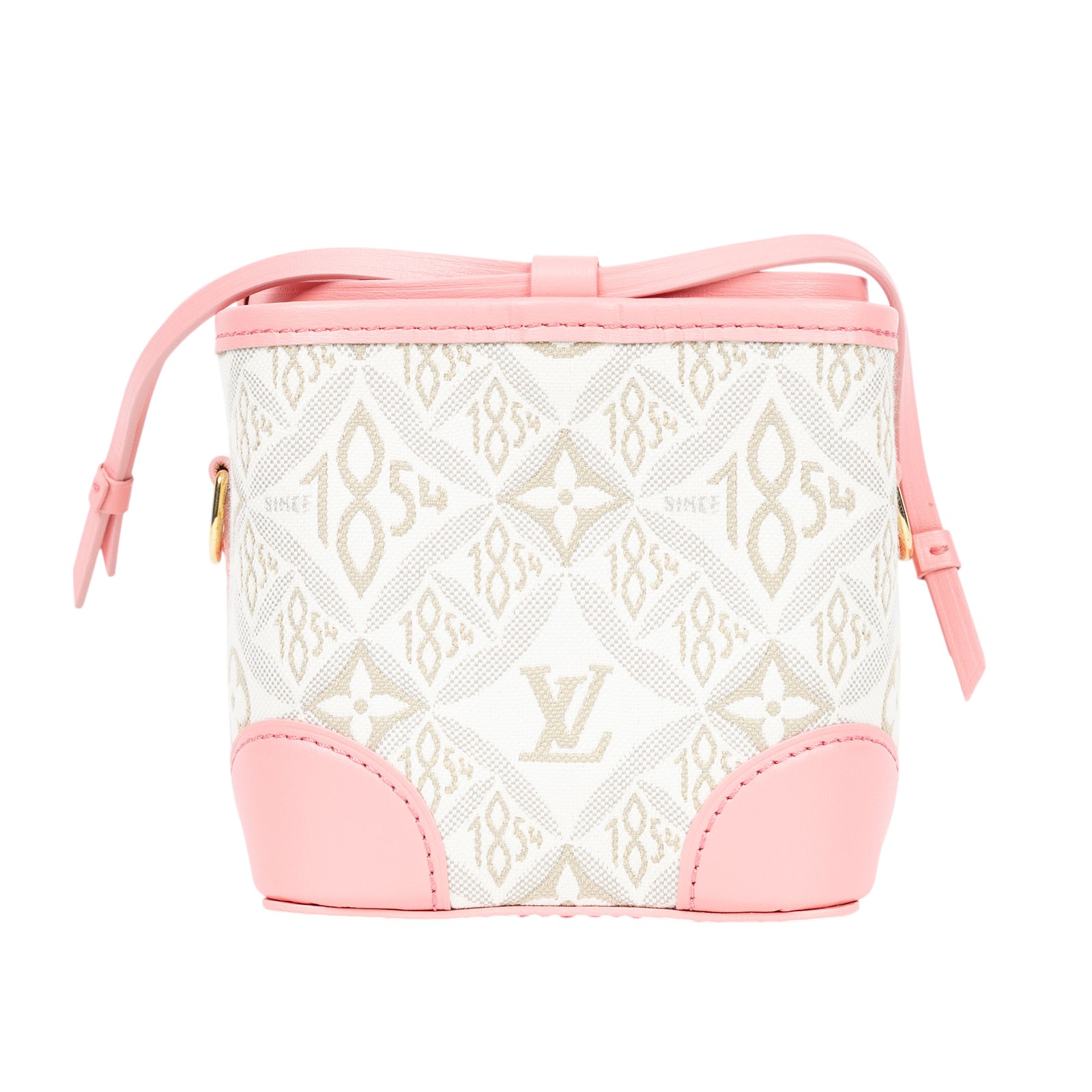 路易威登 LOUIS VUITTON Noé Purse 束口水桶包 M81112 晶片款 粉色1854系列NOÉ PURSE水桶小包 無附屬品