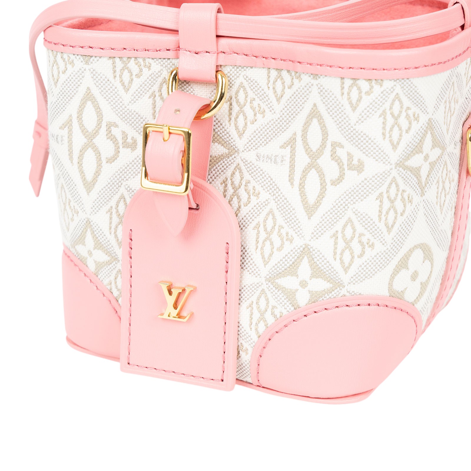 路易威登 LOUIS VUITTON Noé Purse 束口水桶包 M81112 晶片款 粉色1854系列NOÉ PURSE水桶小包 無附屬品