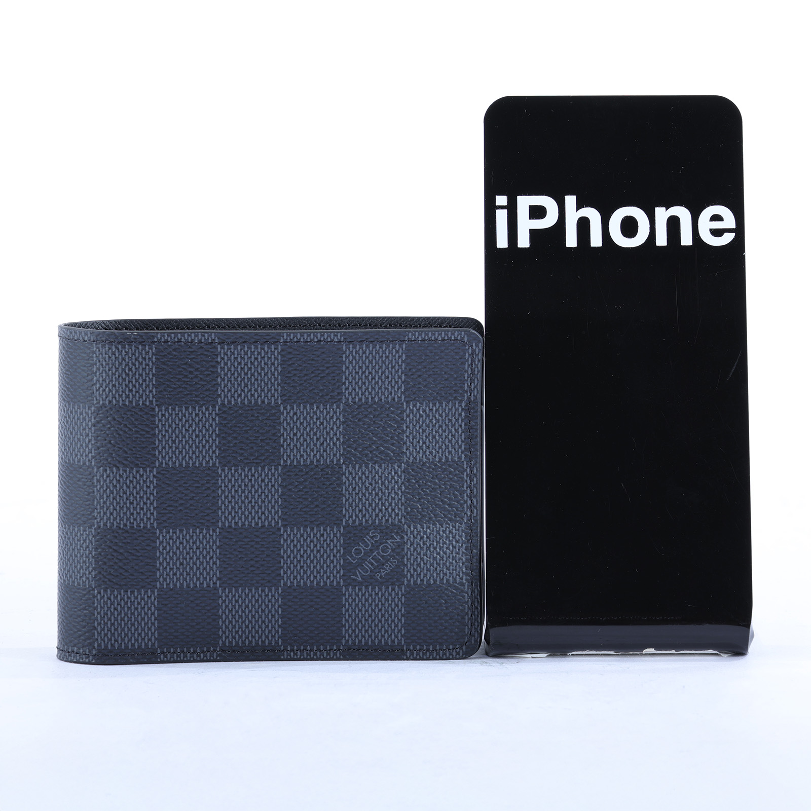 路易威登 LOUIS VUITTON Multiple 棋盤格 錢包 短夾 N62663 晶片款 黑棋盤二折短夾 原廠盒子/防塵袋