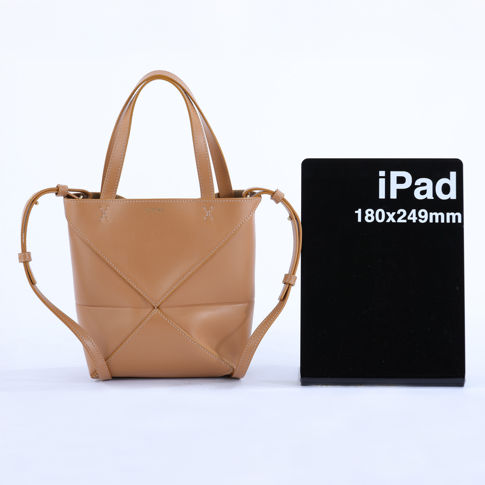 羅意威 LOEWE Mini Puzzle Fold Tote 肩背 手提包 迷你 A657V25X01 焦糖PUZZLE FOLD MINI 防塵袋