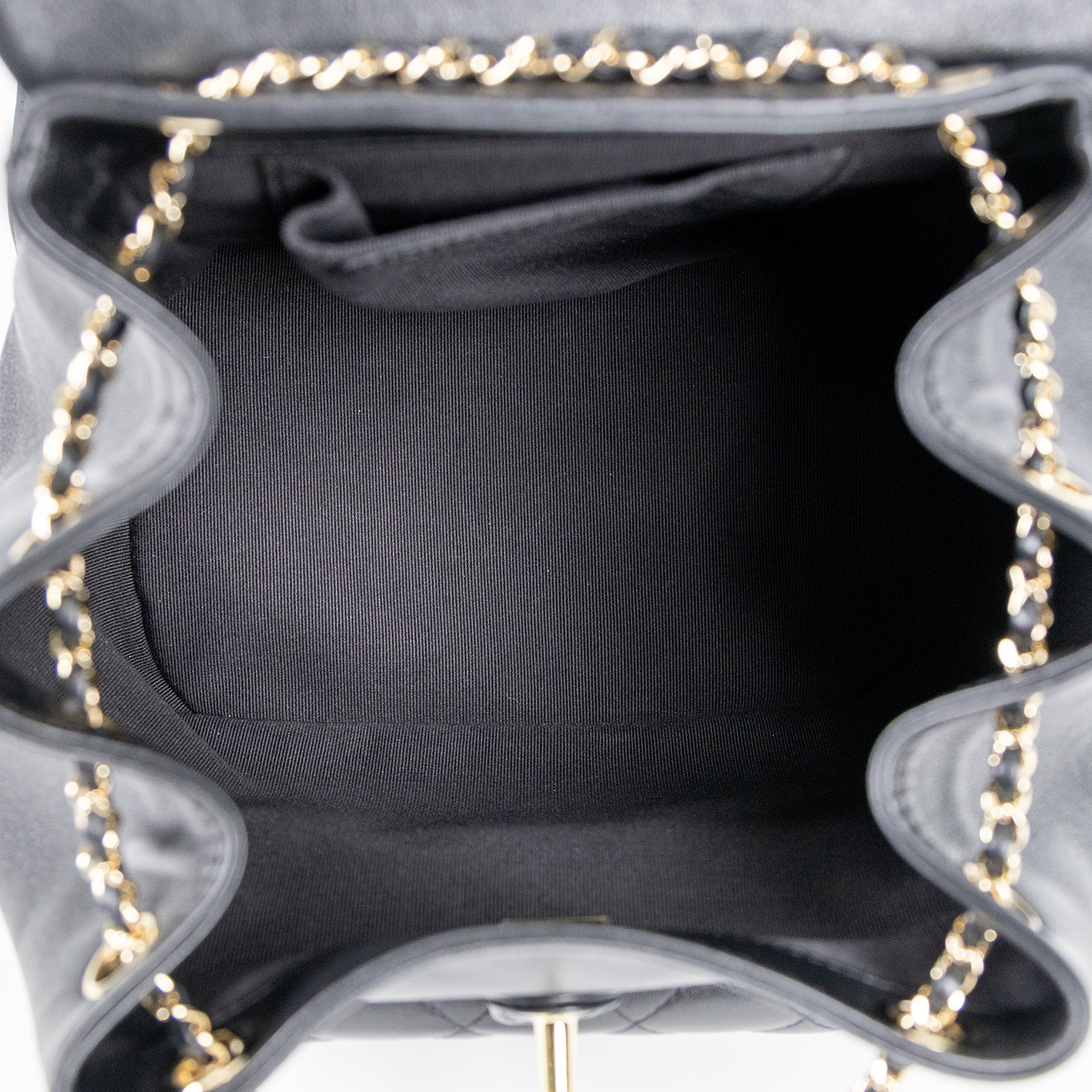 香奈兒 CHANEL Duma 後背包  晶片款 黑DUMA後背包 無附屬品