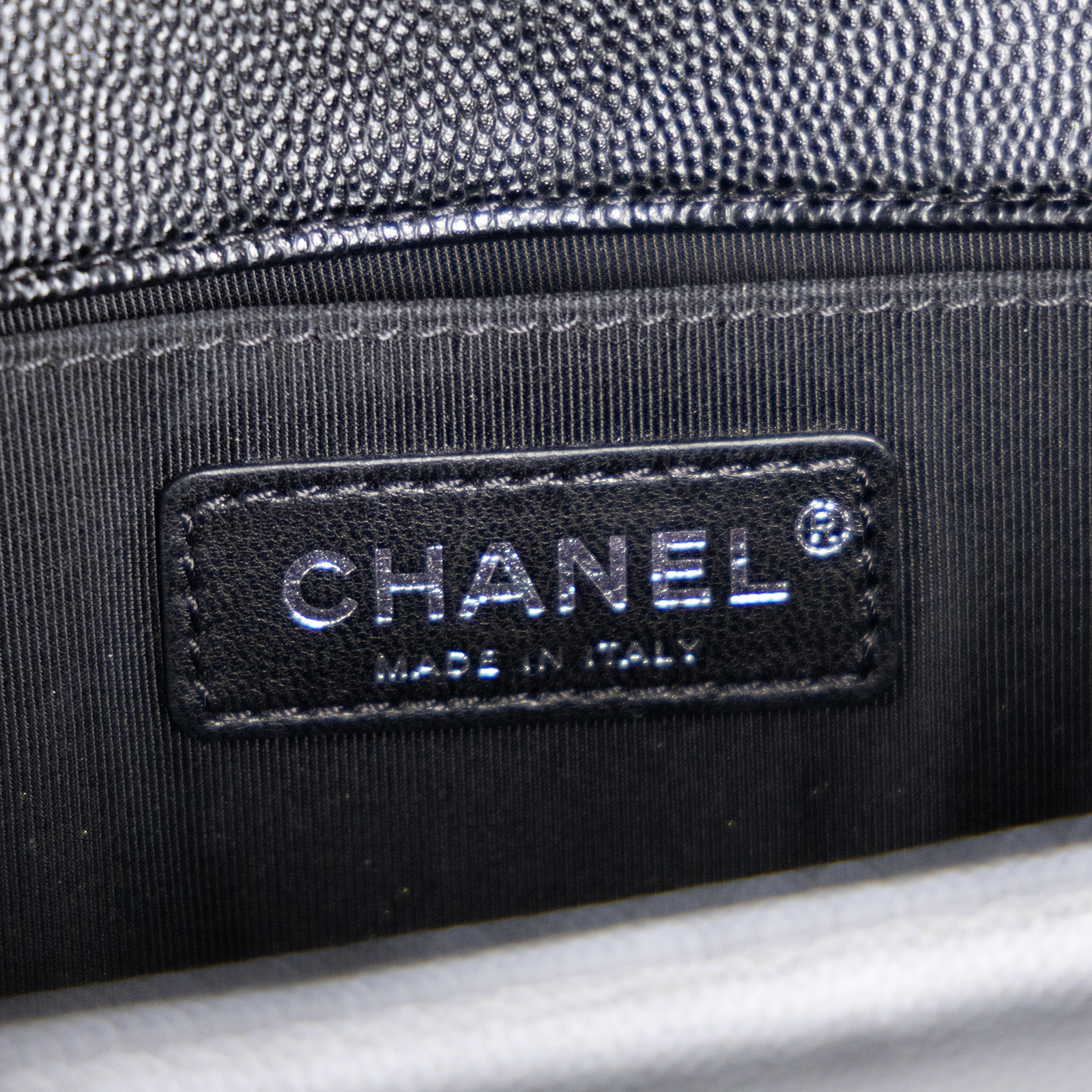 香奈兒 CHANEL Boy 25 口蓋包 A67086 28開黑銀荔枝BOY25 無附屬品