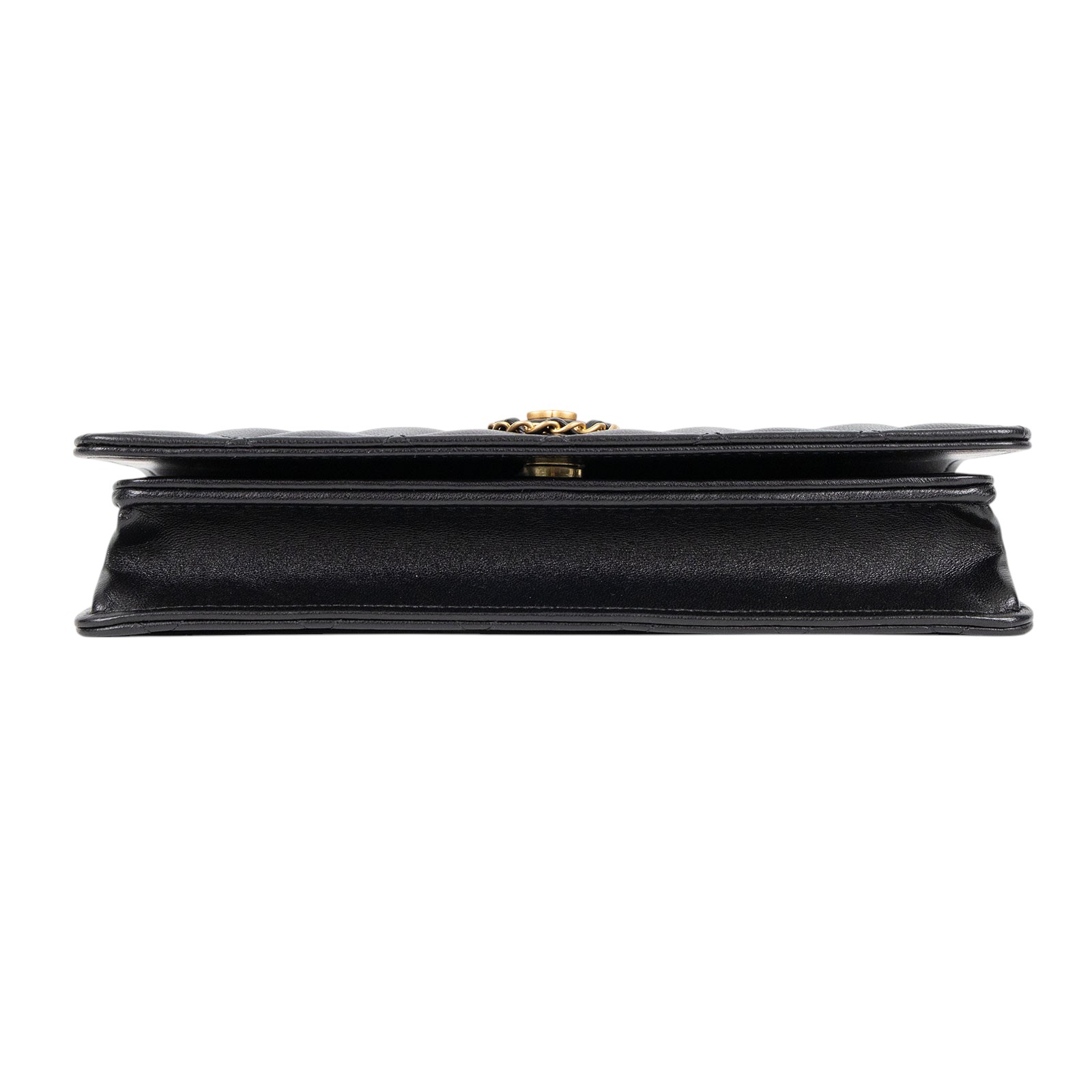 香奈兒 CHANEL VIC禮 手拿包  黑手拿包 無附屬品