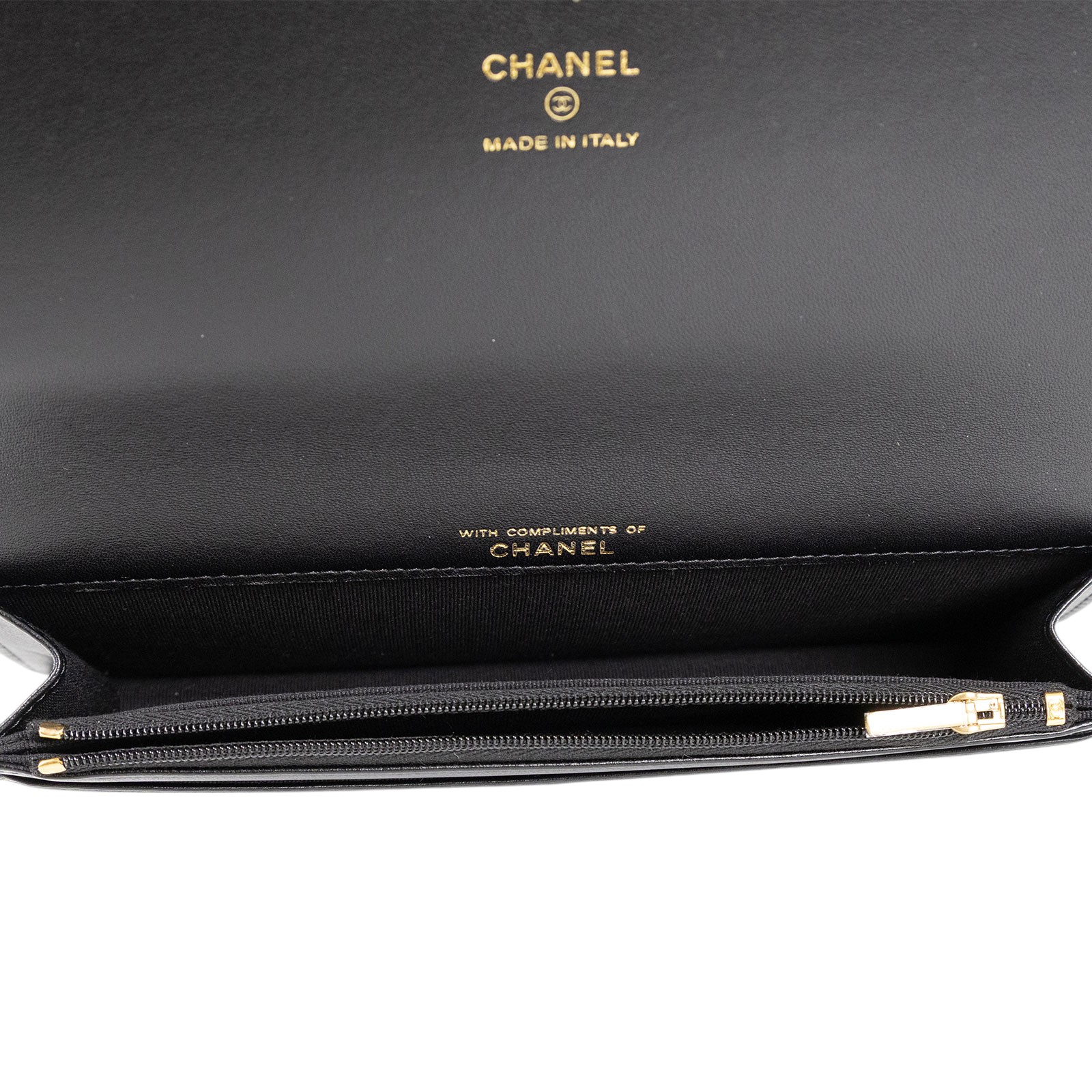香奈兒 CHANEL VIC禮 手拿包  黑手拿包 無附屬品