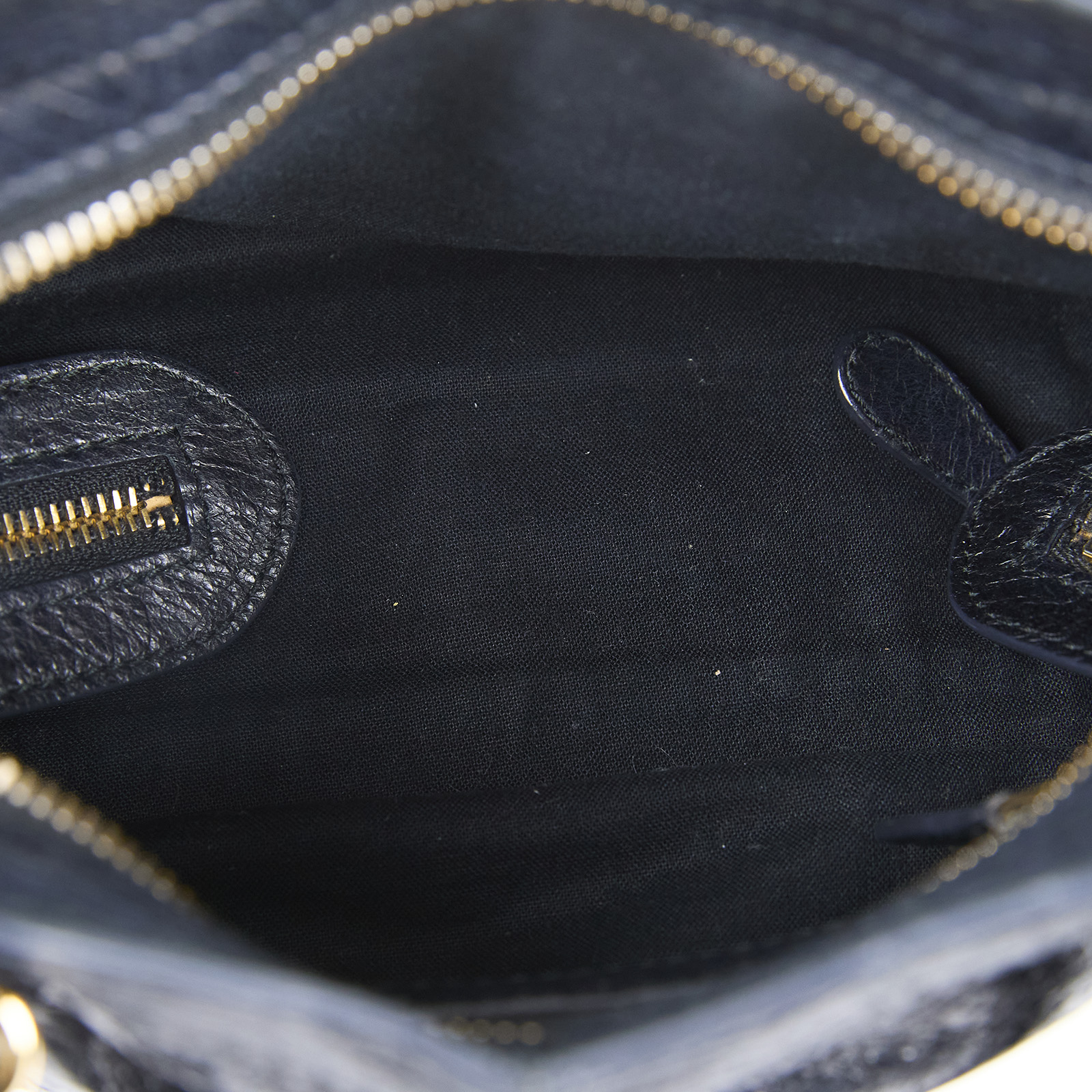 巴黎世家 BALENCIAGA Giant Mini City 手提 機車包 309544D94JG 黑金MINI CITY 防塵袋/鏡子