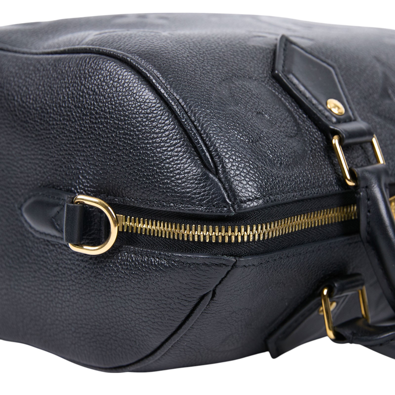 路易威登 LOUIS VUITTON Speedy Bandoulière  25 黑色 大LOGO 手提 斜背 波士頓包 M58951 晶片款  防塵袋/鎖組